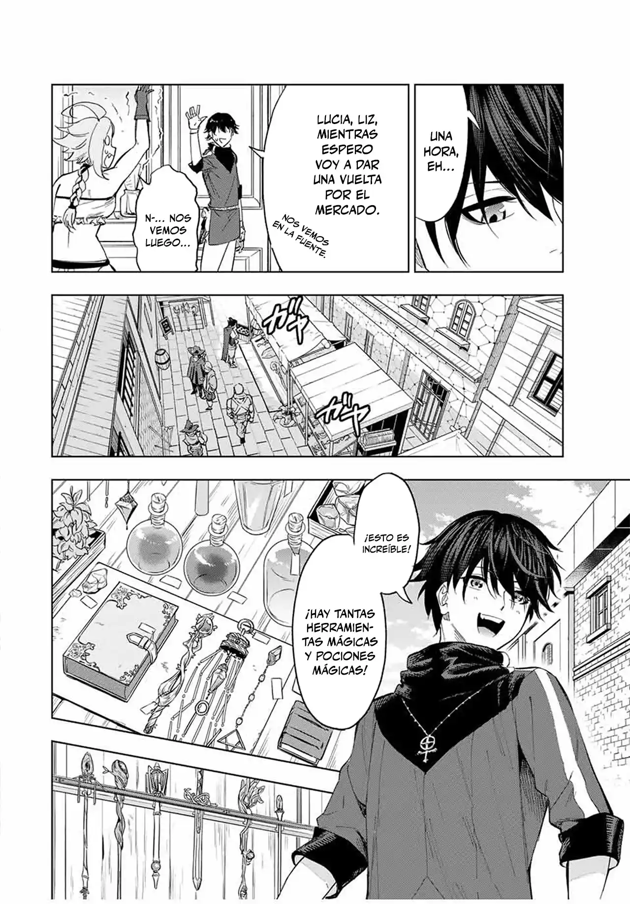 Genkai Shuuraku Wo Datsu Shita Renkinjutsushi, Tokai De "Saikyou" Nano Ga Baremakuru. ~Rougai Domo Ni Wa Iikagen Aiso Ga Tsukimashita~ capítulo 6 página 4