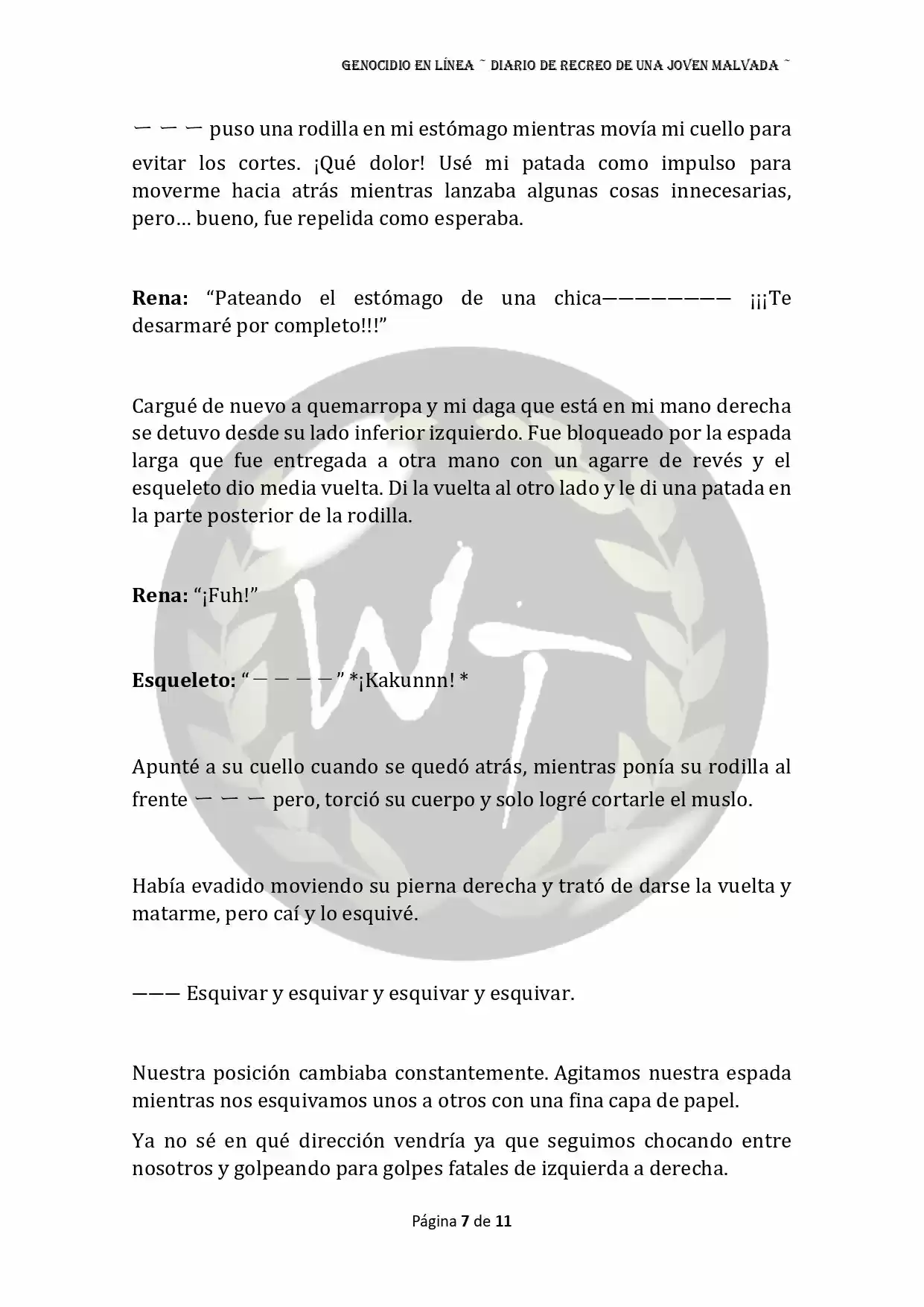 Genocide Online - Novela Web (Novela) - Capítulo 10 - Página 7 - LectorTMOo