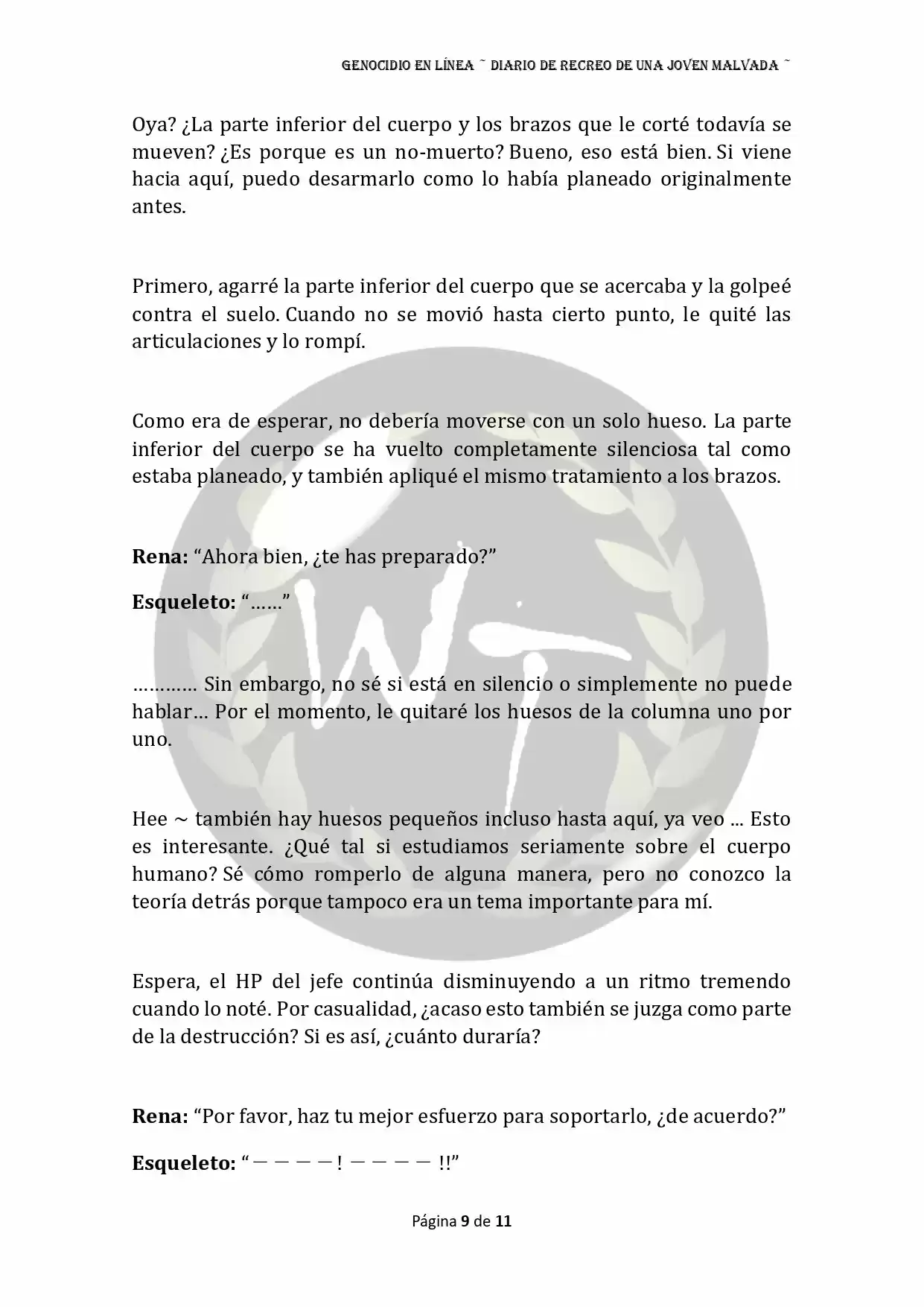 Genocide Online - Novela Web (Novela) - Capítulo 10 - Página 9 - LectorTMOo
