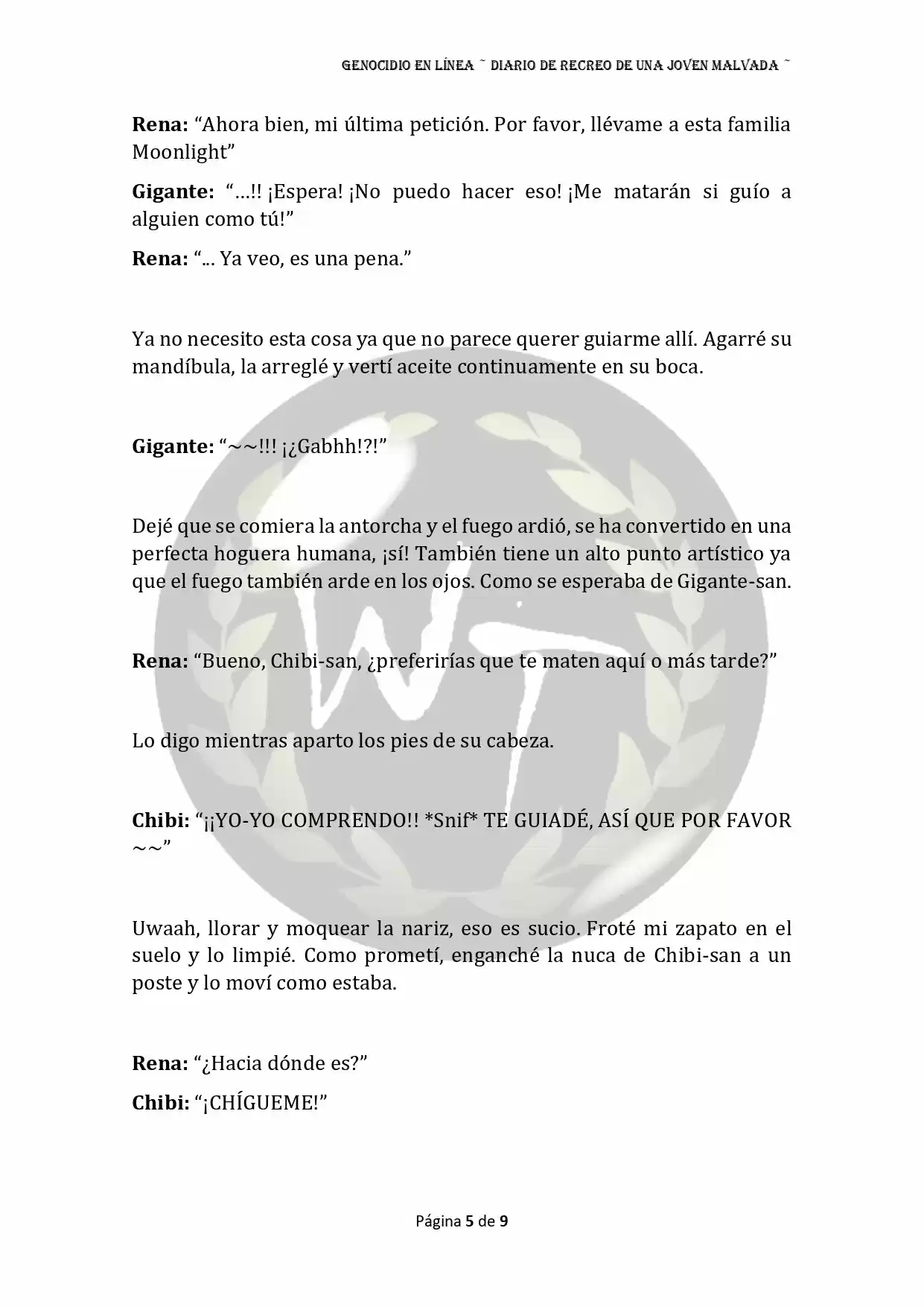 Genocide Online - Novela Web (Novela) - Capítulo 12 - Página 5 - LectorTMOo