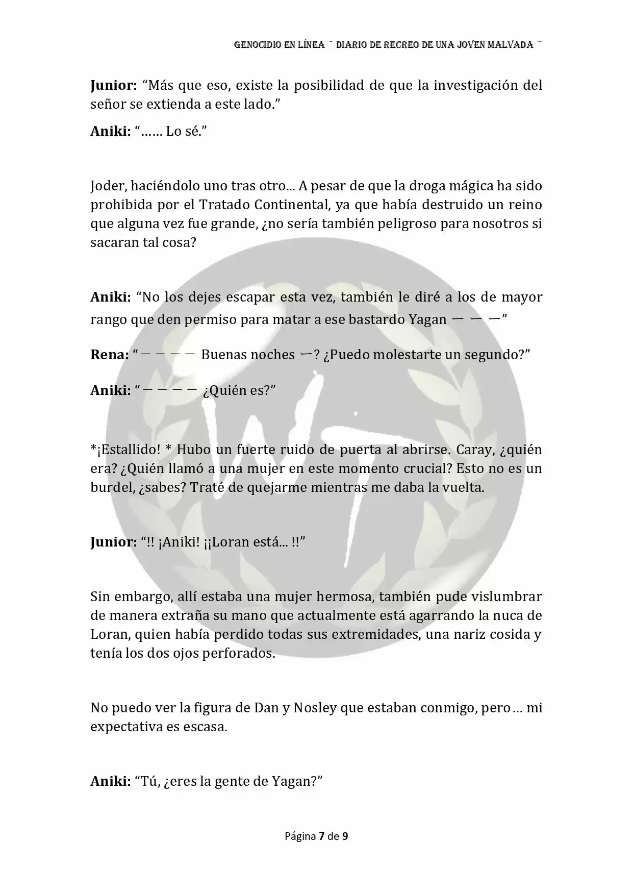Genocide Online - Novela Web (Novela) - Capítulo 12 - Página 7 - LectorTMOo