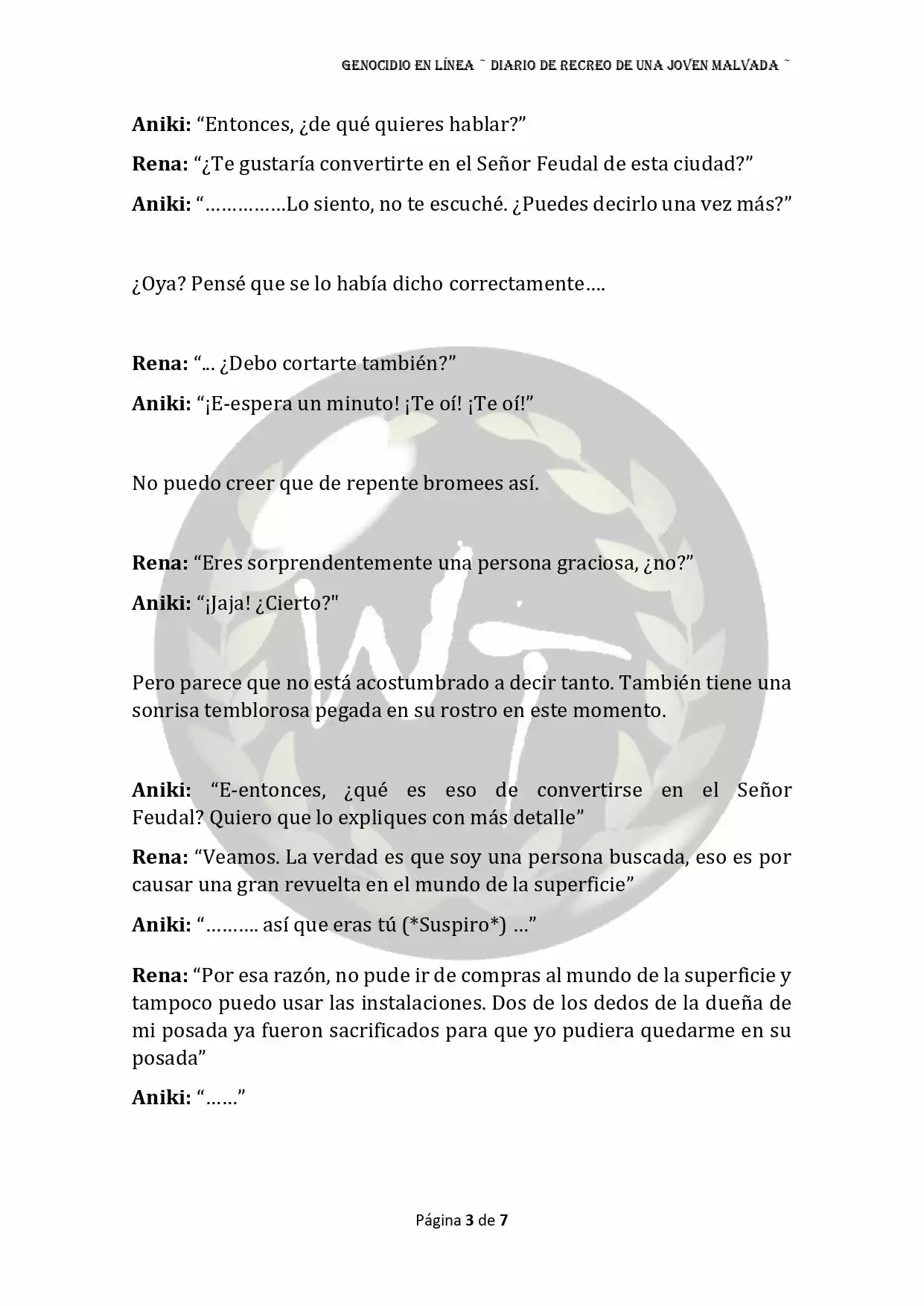 Genocide Online - Novela Web (Novela) - Capítulo 13 - Página 3 - LectorTMOo