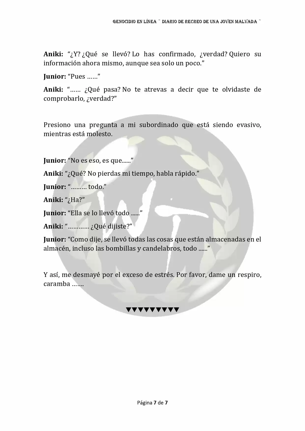 Genocide Online - Novela Web (Novela) - Capítulo 13 - Página 7 - LectorTMOo