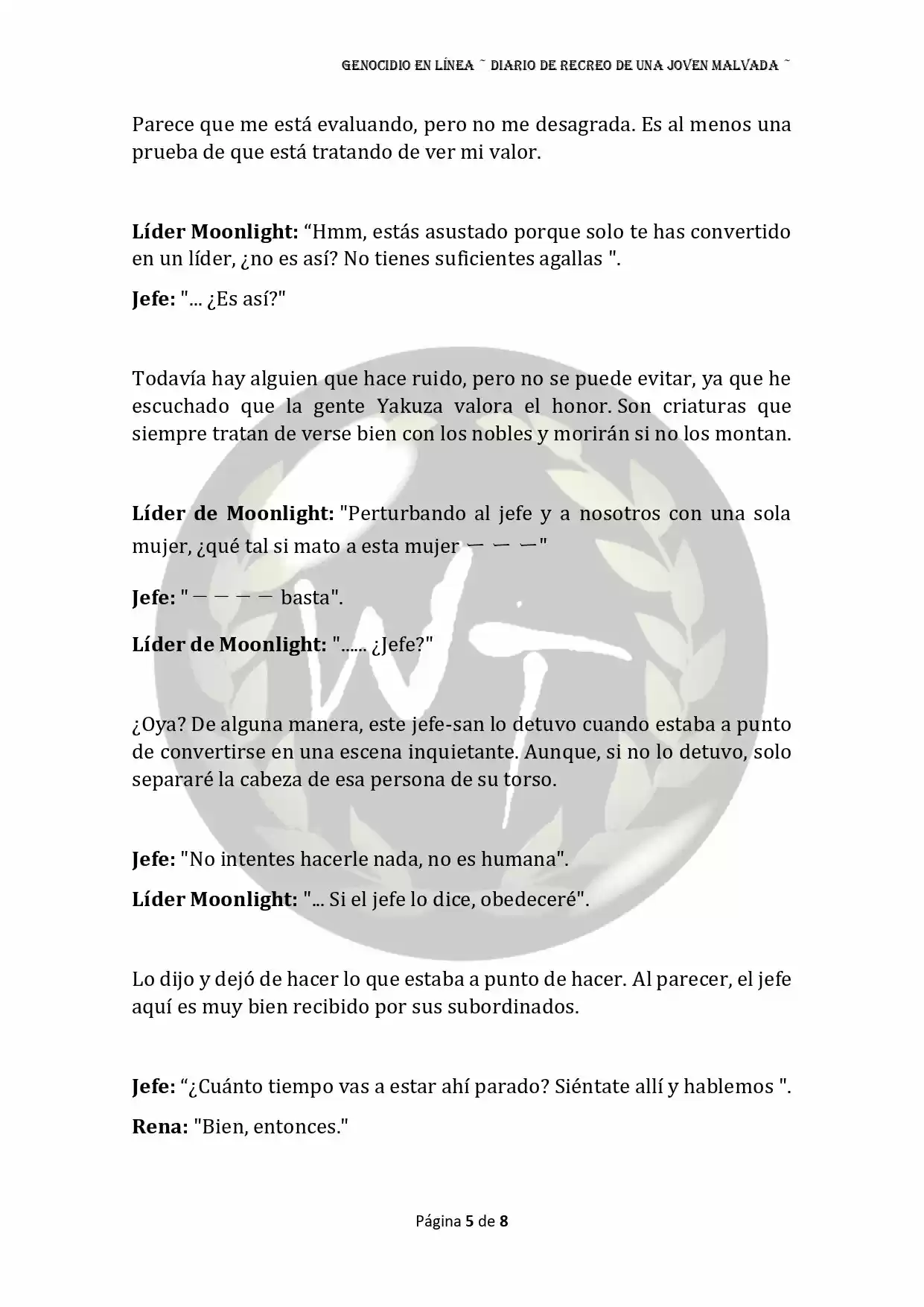 Genocide Online - Novela Web (Novela) - Capítulo 15 - Página 5 - LectorTMOo