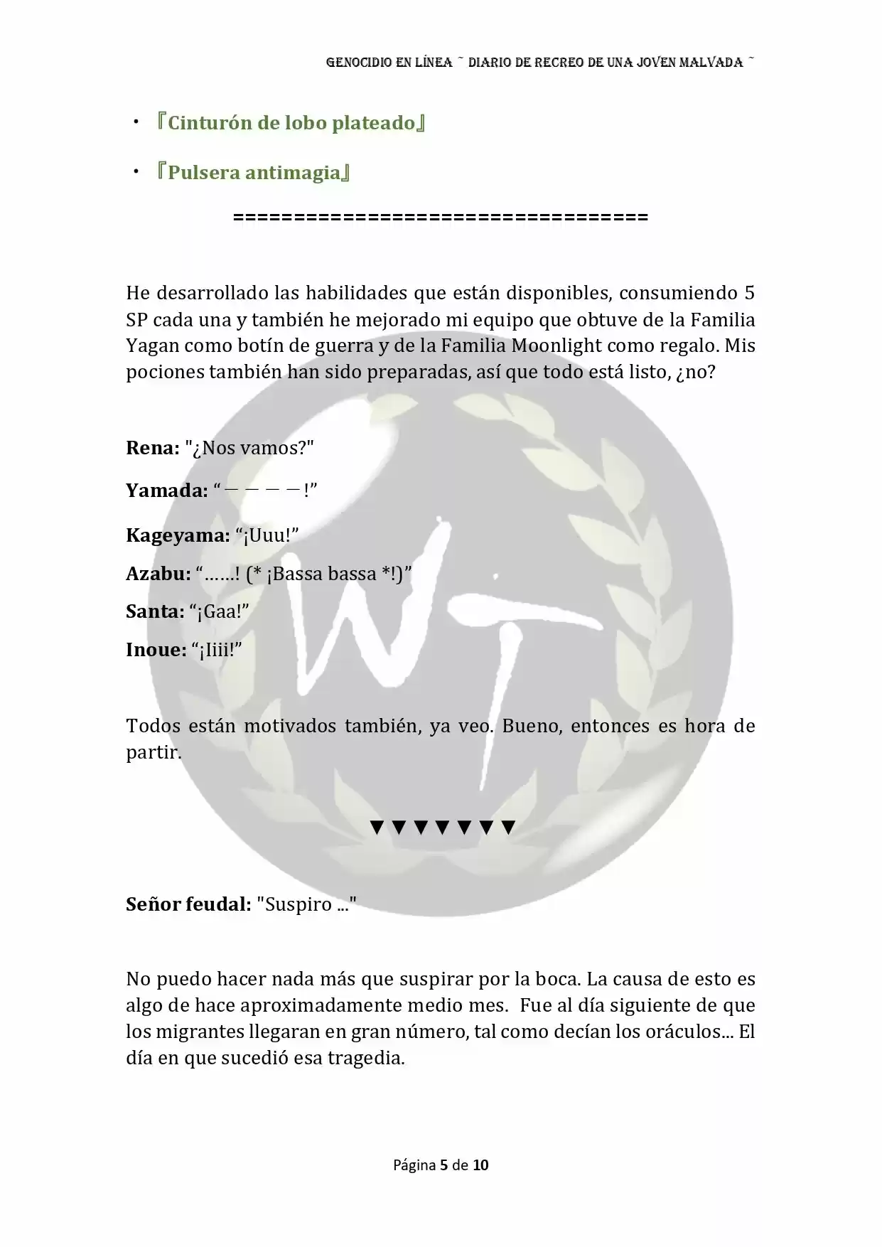 Genocide Online - Novela Web (Novela) - Capítulo 16 - Página 5 - LectorTMOo