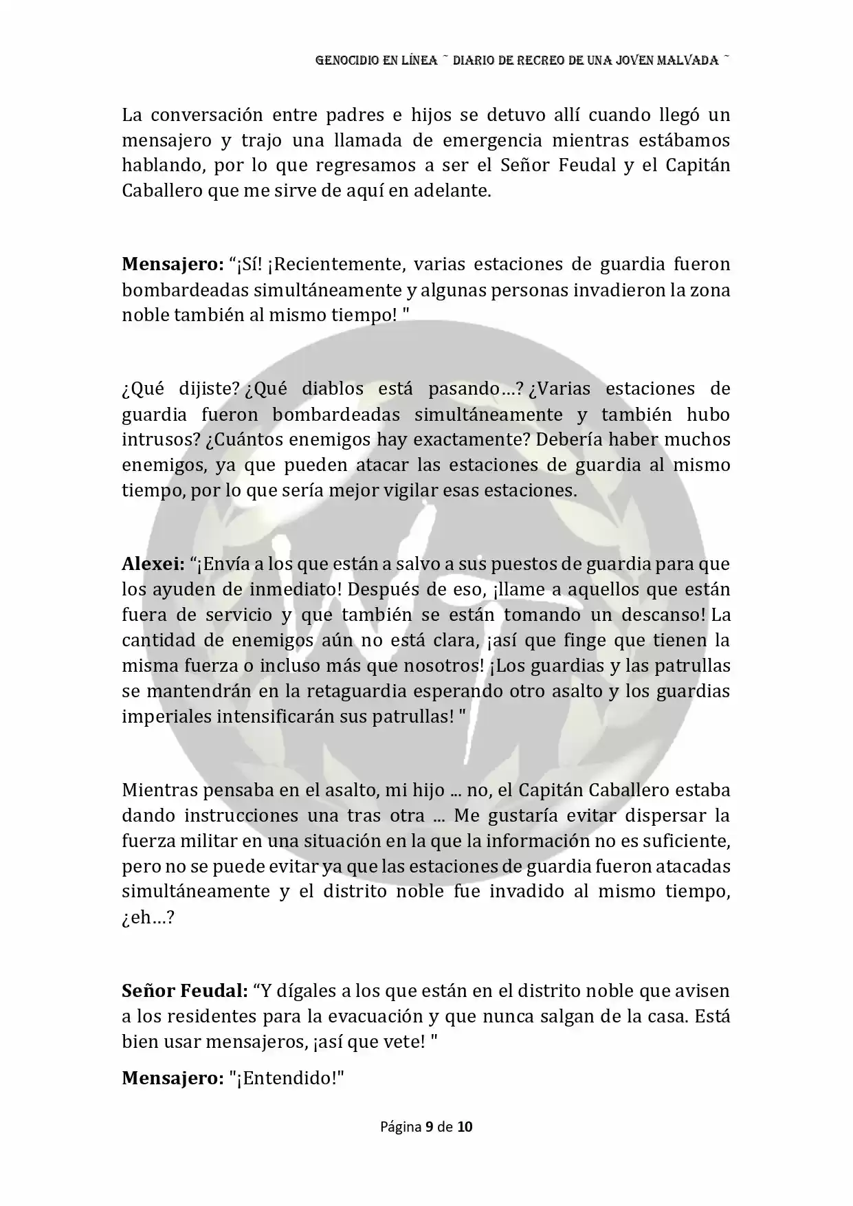 Genocide Online - Novela Web (Novela) - Capítulo 16 - Página 9 - LectorTMOo