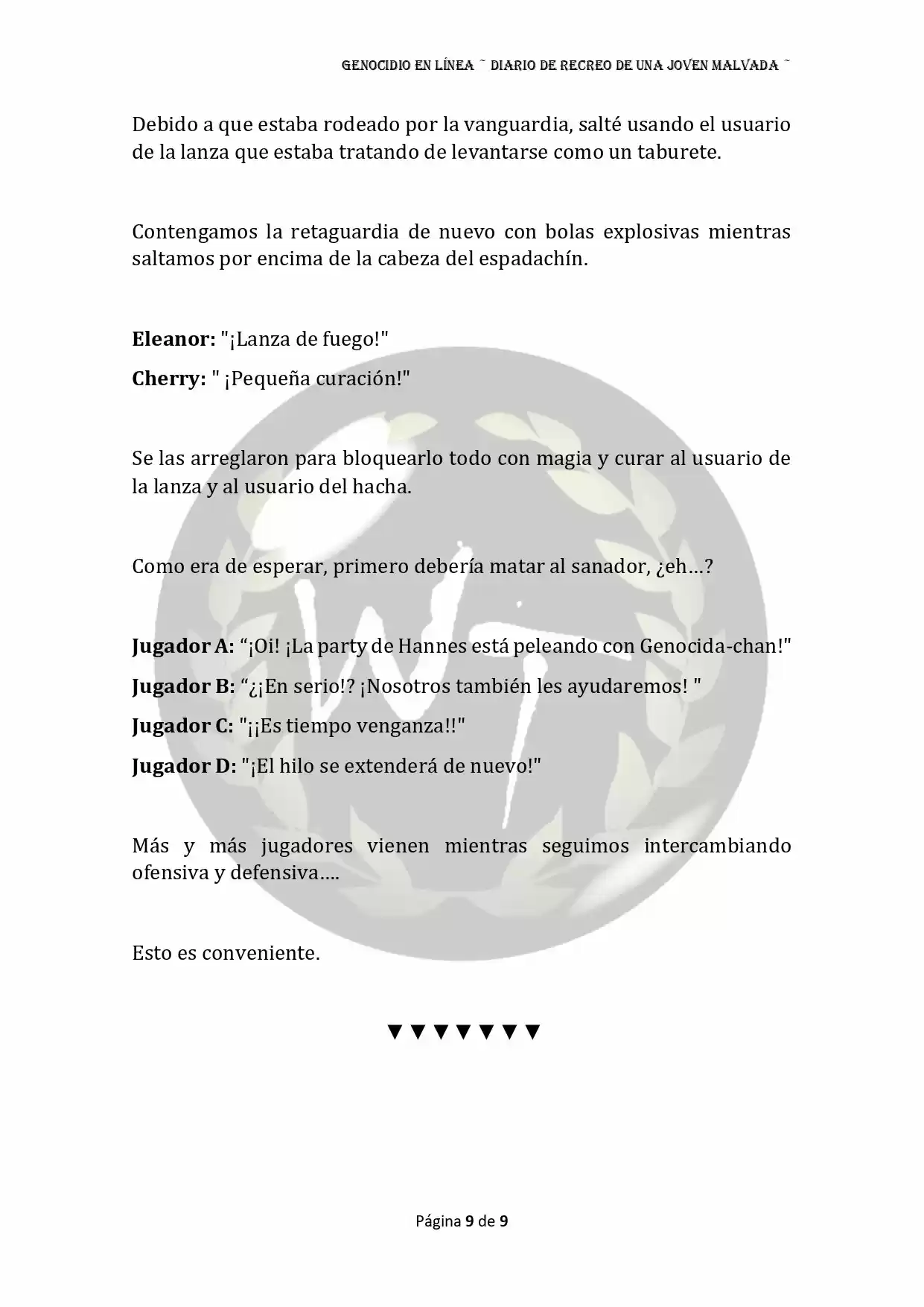 Genocide Online - Novela Web (Novela) - Capítulo 17 - Página 9 - LectorTMOo