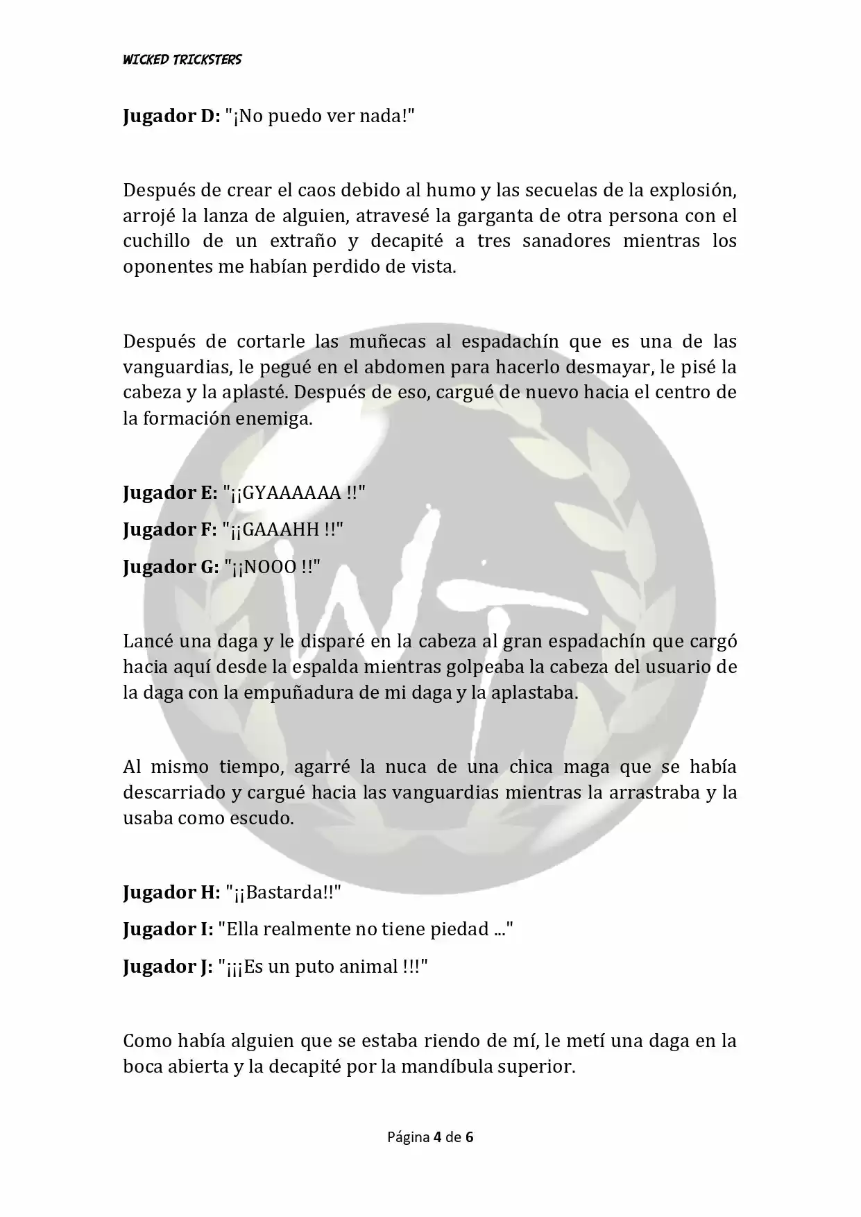 Genocide Online - Novela Web (Novela) - Capítulo 18 - Página 4 - LectorTMOo