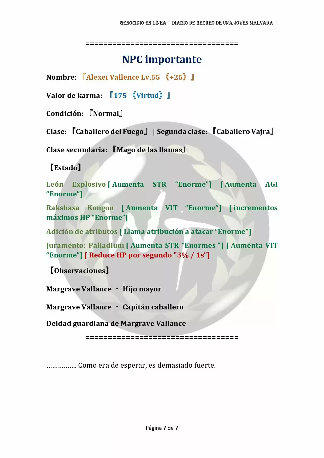 Genocide Online - Novela Web (Novela) - Capítulo 19 - Página 7 - LectorTMOo