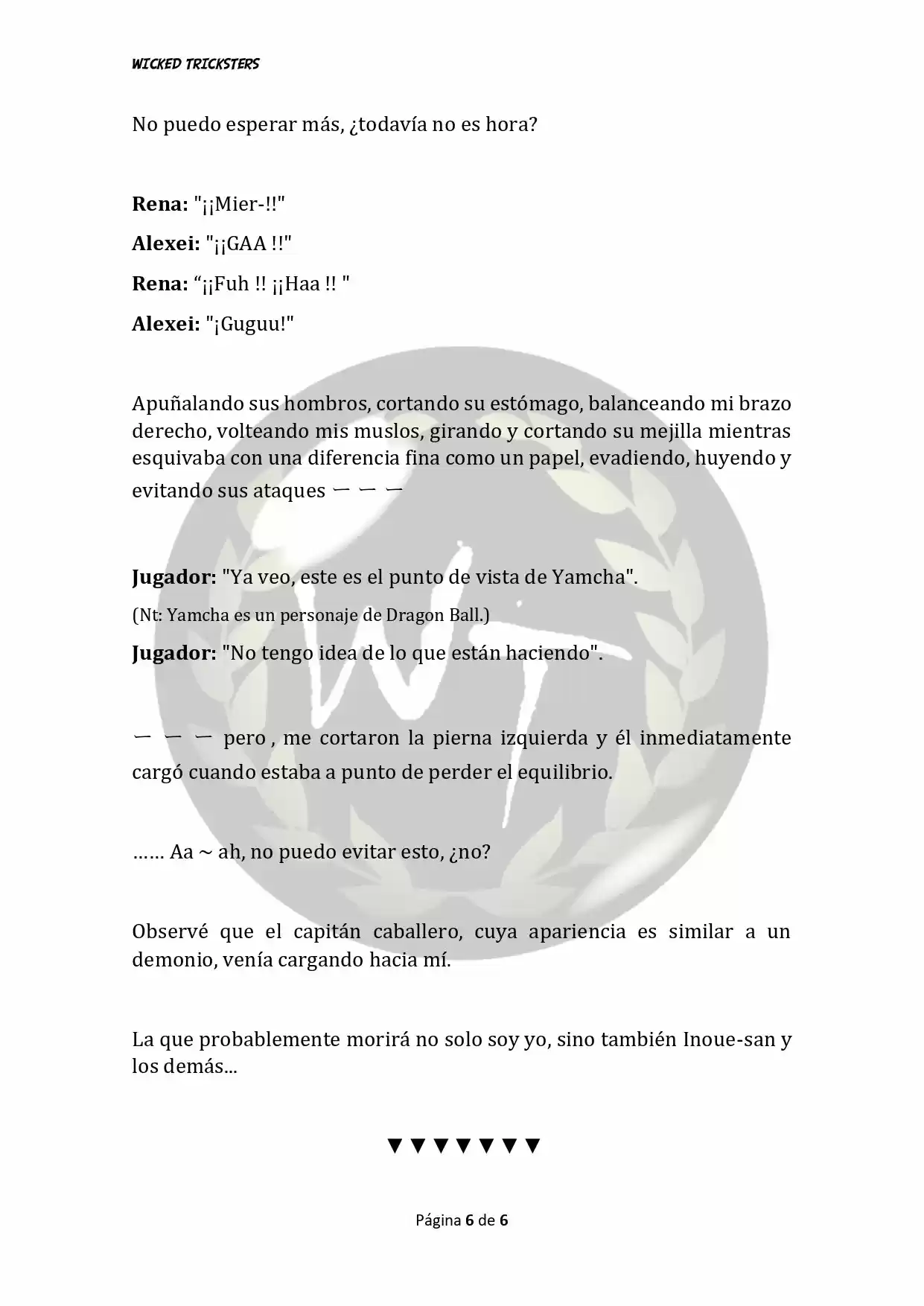Genocide Online - Novela Web (Novela) - Capítulo 20 - Página 6 - LectorTMOo