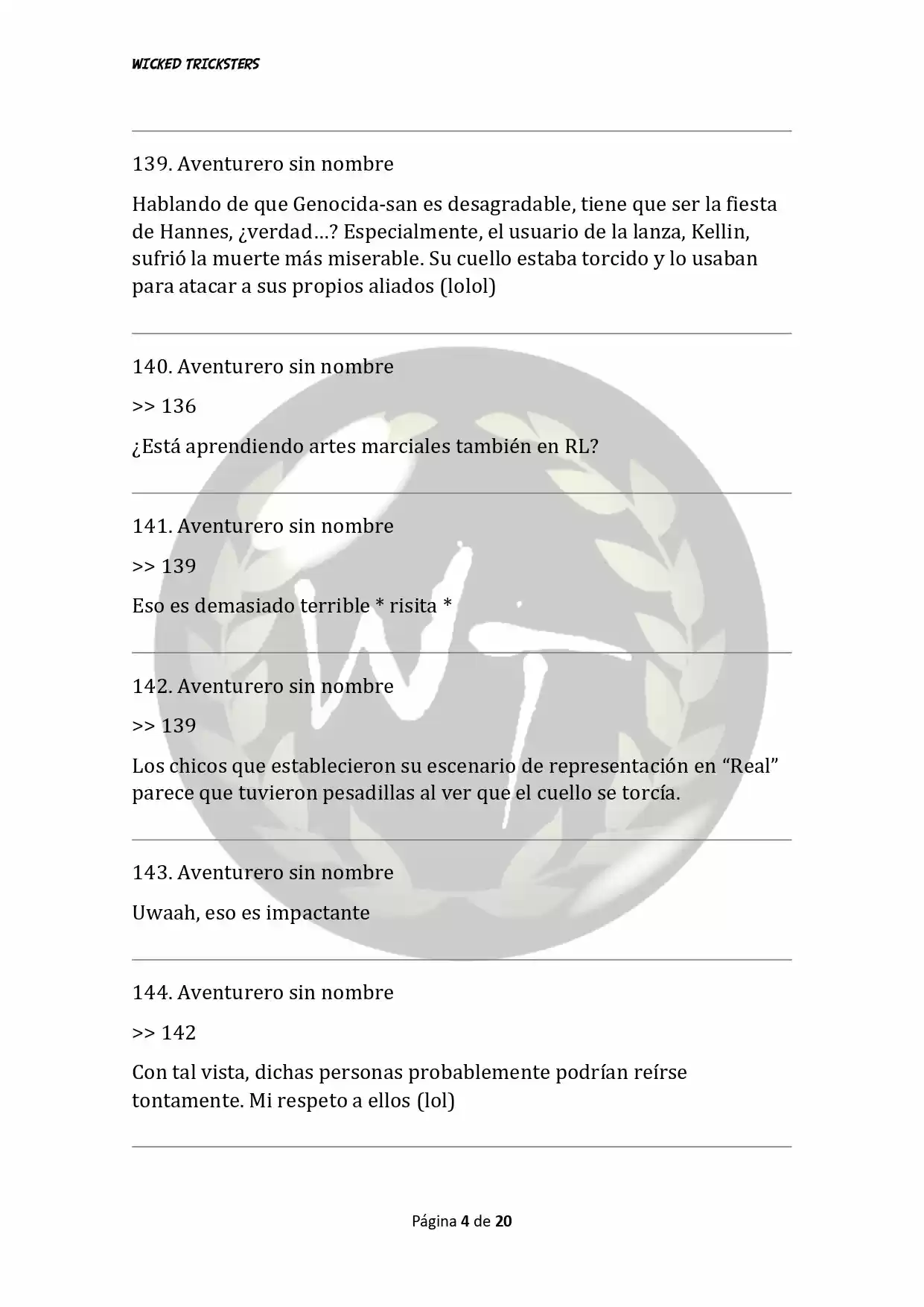 Genocide Online - Novela Web (Novela) - Capítulo 23 - Página 4 - LectorTMOo