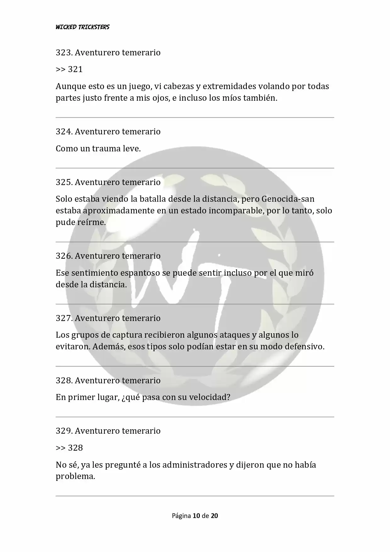 Genocide Online - Novela Web (Novela) - Capítulo 23 - Página 10 - LectorTMOo