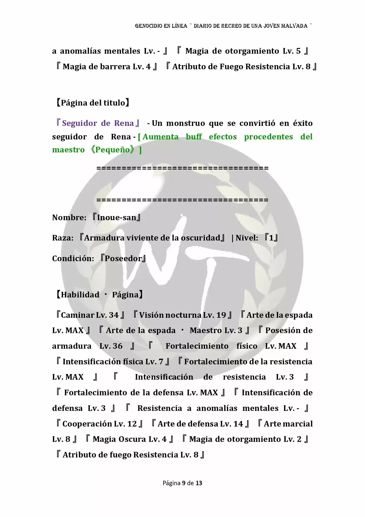 Genocide Online - Novela Web (Novela) - Capítulo 24 - Página 9 - LectorTMOo