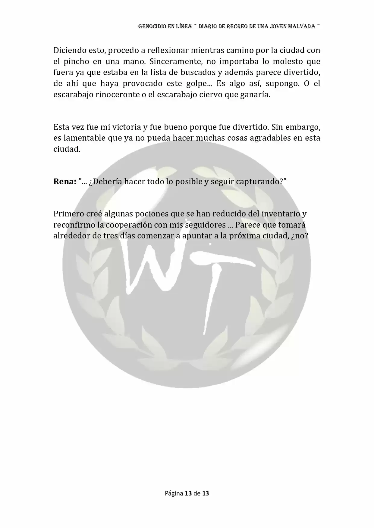 Genocide Online - Novela Web (Novela) - Capítulo 24 - Página 13 - LectorTMOo