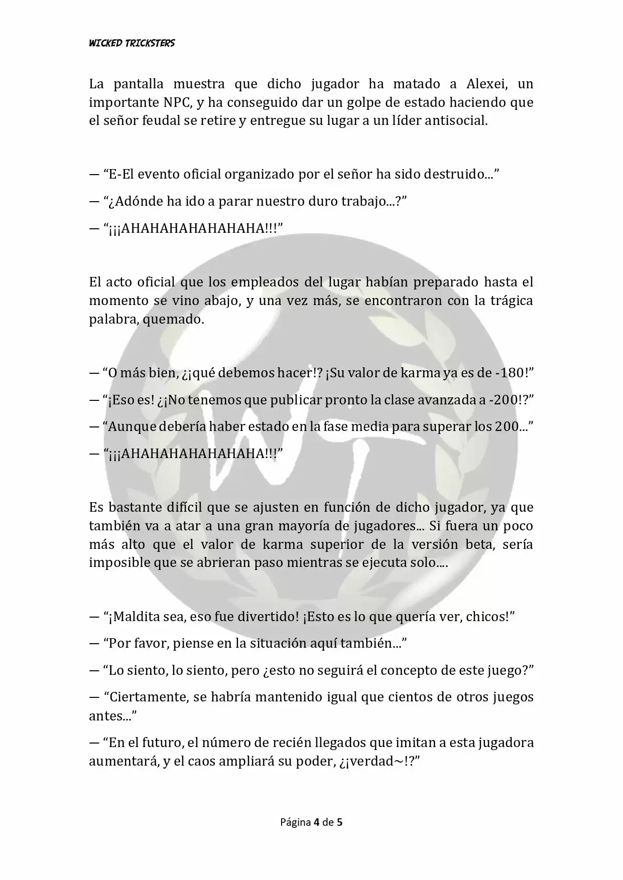 Genocide Online - Novela Web (Novela) - Capítulo 29.10 - Página 4 - LectorTMOo