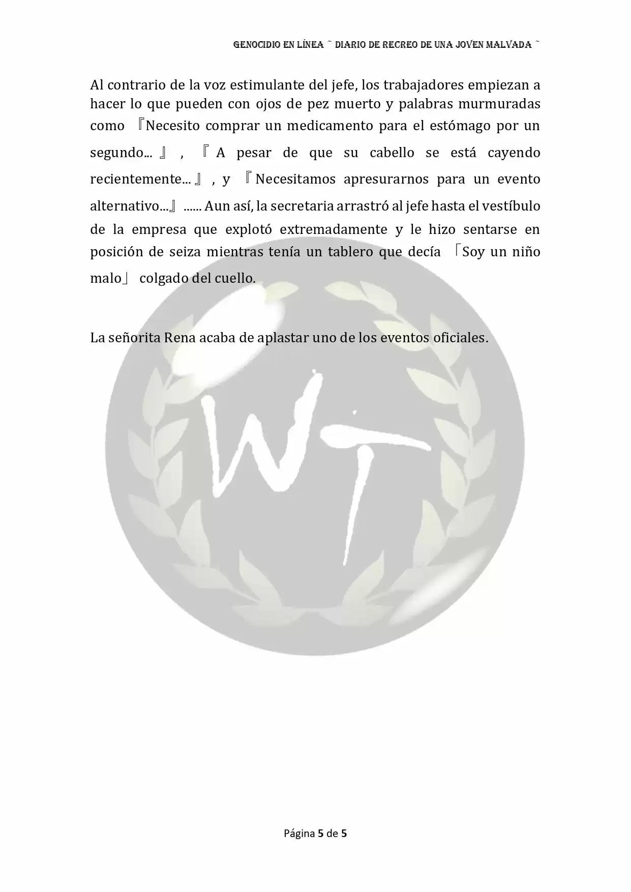 Genocide Online - Novela Web (Novela) - Capítulo 29.10 - Página 5 - LectorTMOo