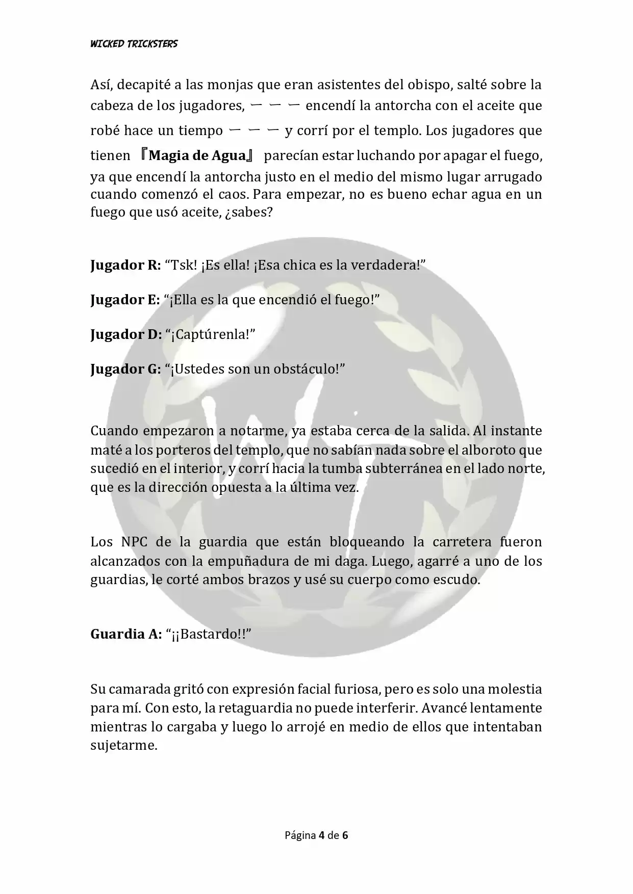 Genocide Online - Novela Web (Novela) - Capítulo 3 - Página 4 - LectorTMOo
