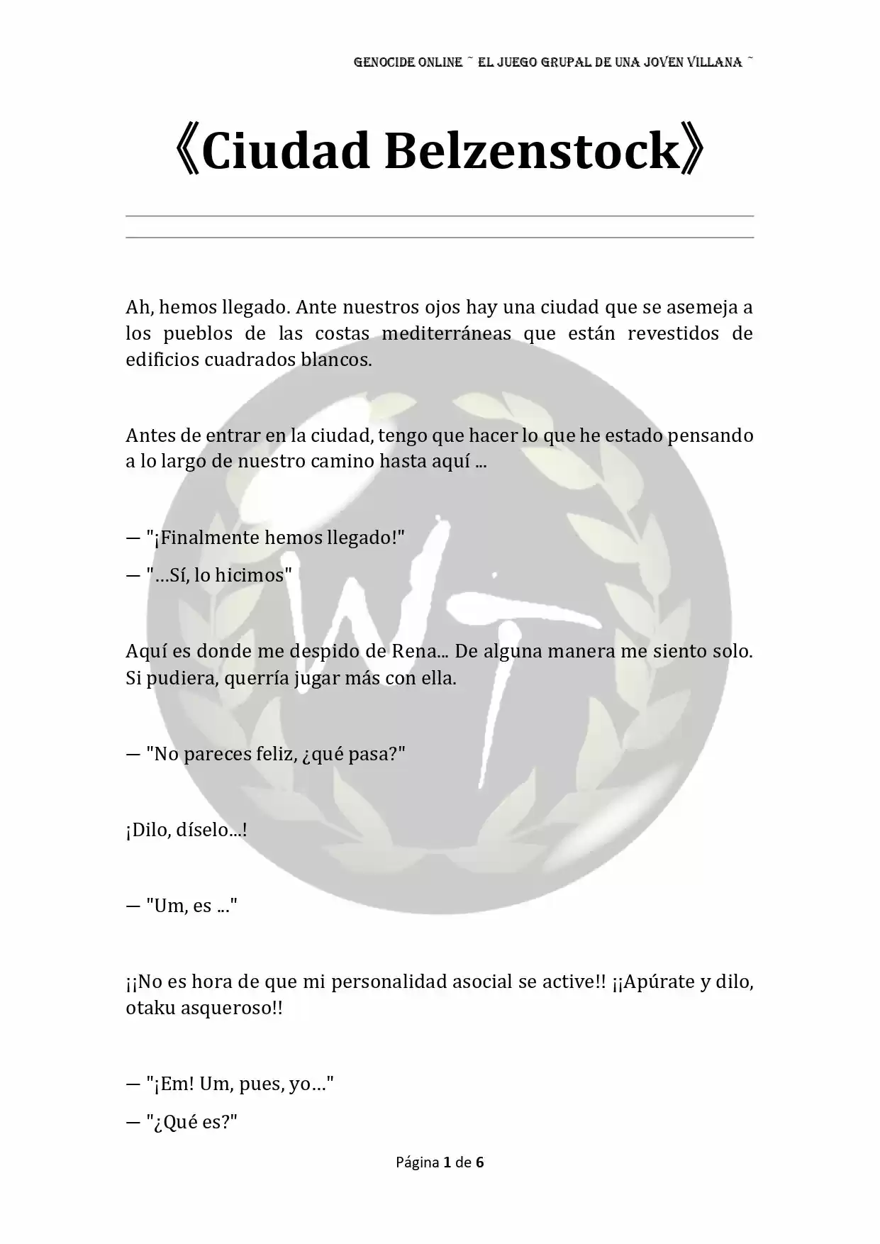 Genocide Online - Novela Web (Novela) - Capítulo 30 - Página 6 - LectorTMOo