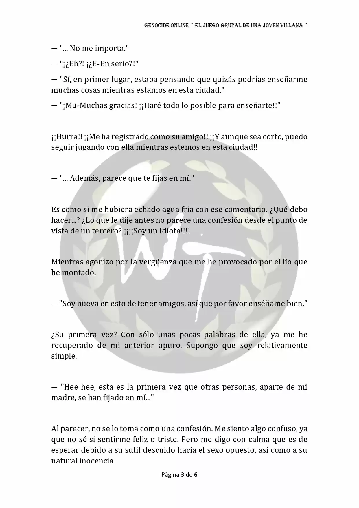 Genocide Online - Novela Web (Novela) - Capítulo 30 - Página 8 - LectorTMOo