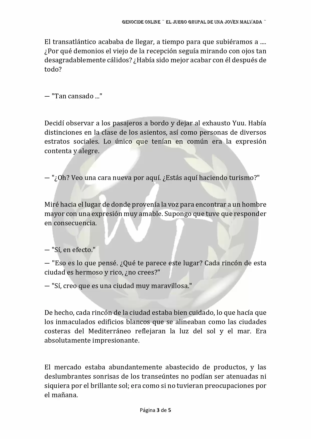 Genocide Online - Novela Web (Novela) - Capítulo 31 - Página 4 - LectorTMOo