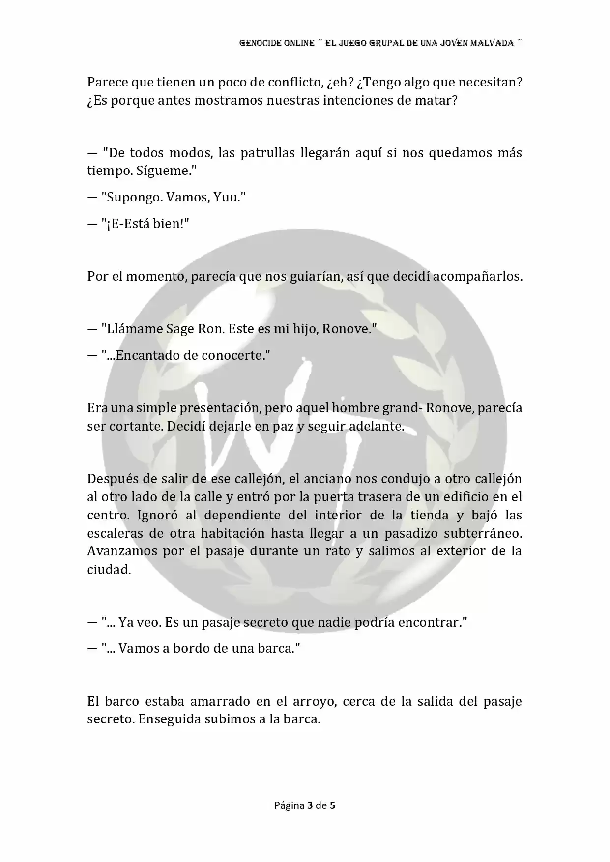Genocide Online - Novela Web (Novela) - Capítulo 34 - Página 4 - LectorTMOo