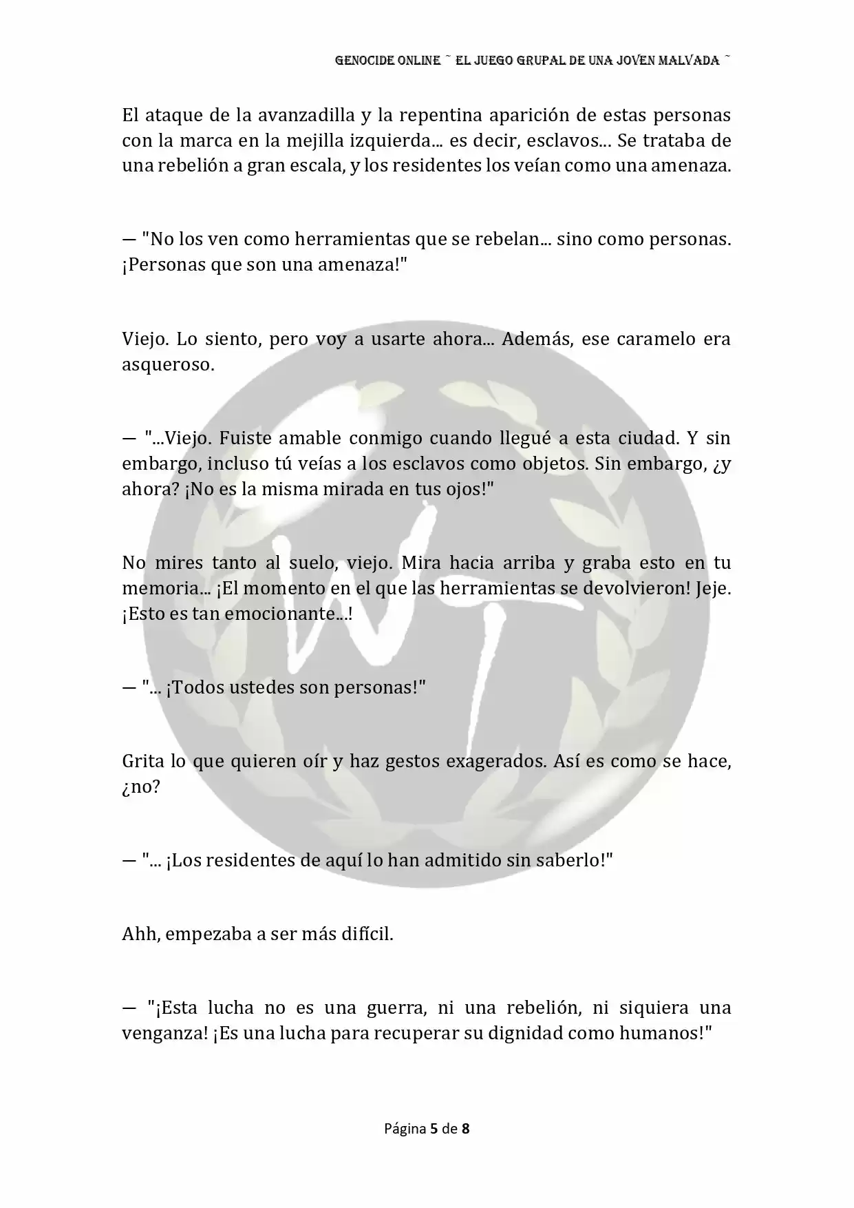 Genocide Online - Novela Web (Novela) - Capítulo 38 - Página 6 - LectorTMOo