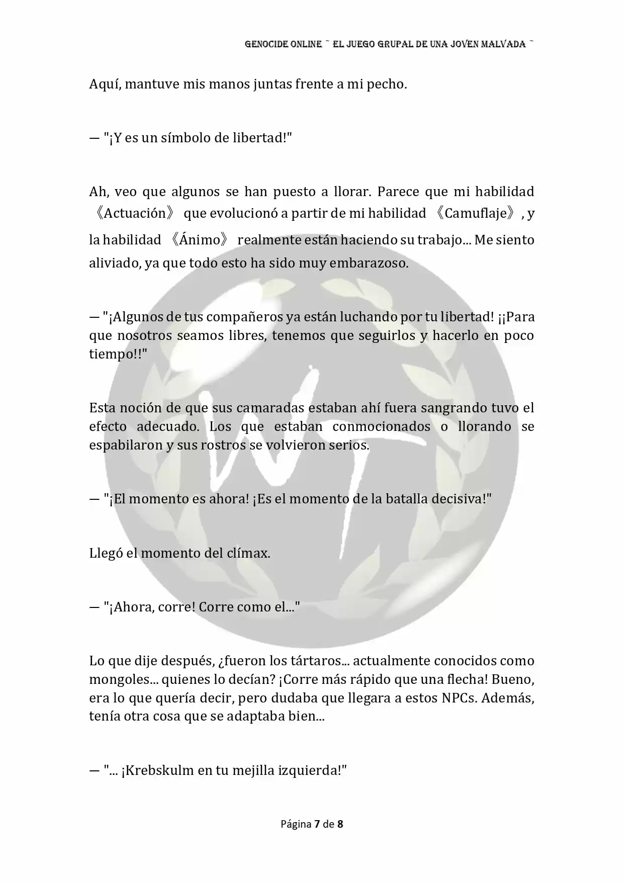 Genocide Online - Novela Web (Novela) - Capítulo 38 - Página 9 - LectorTMOo