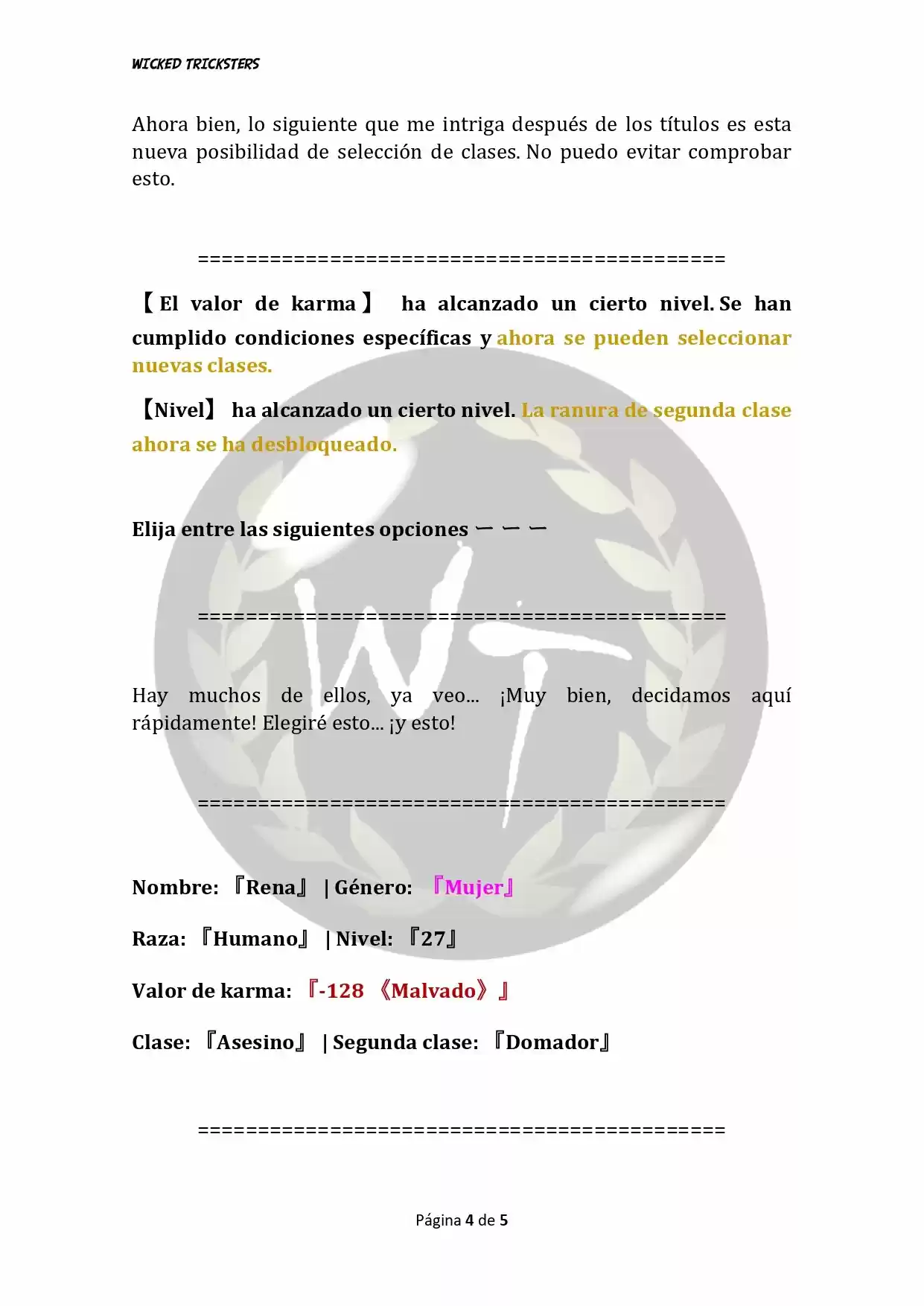 Genocide Online - Novela Web (Novela) - Capítulo 4 - Página 4 - LectorTMOo