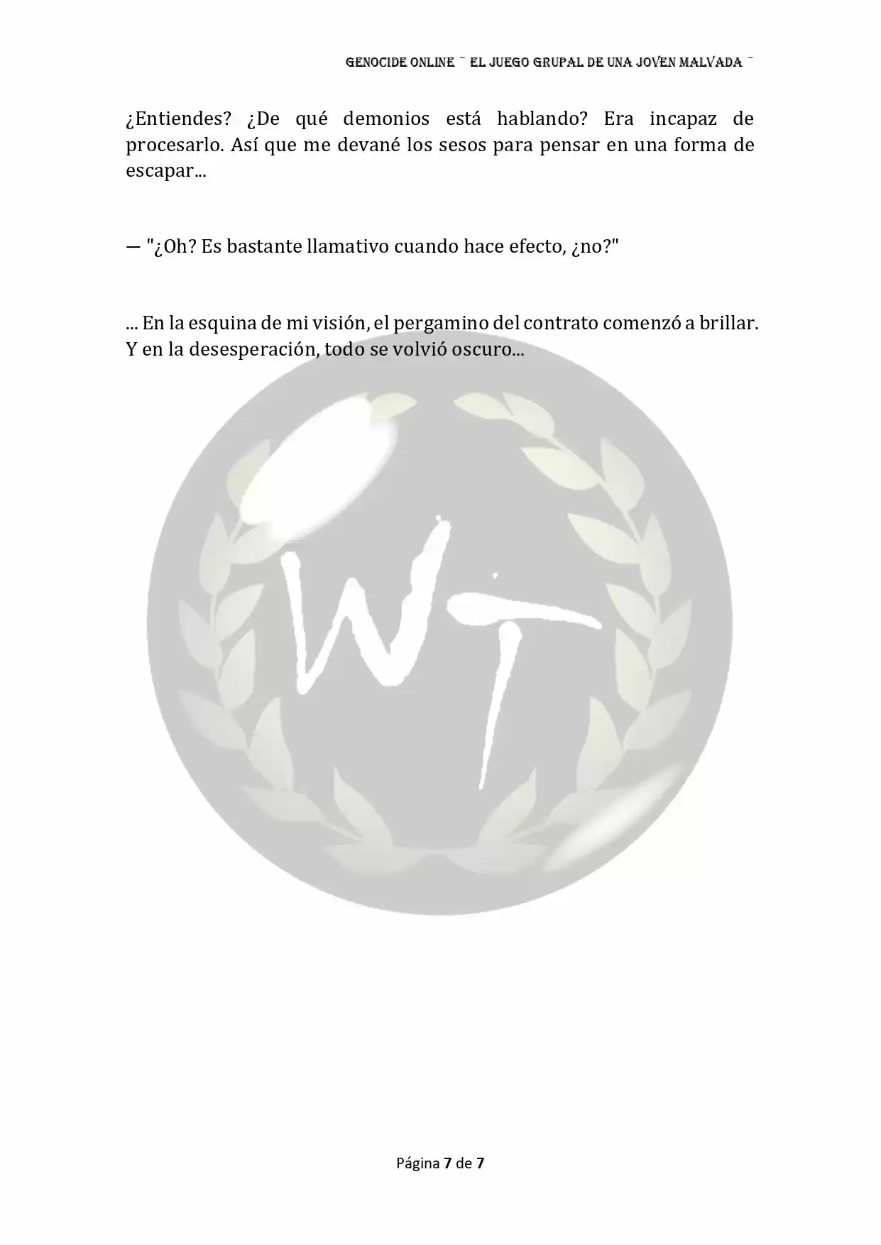Genocide Online - Novela Web (Novela) - Capítulo 40 - Página 8 - LectorTMOo