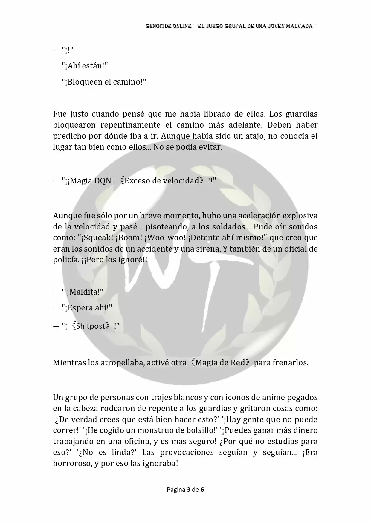 Genocide Online - Novela Web (Novela) - Capítulo 41 - Página 4 - LectorTMOo