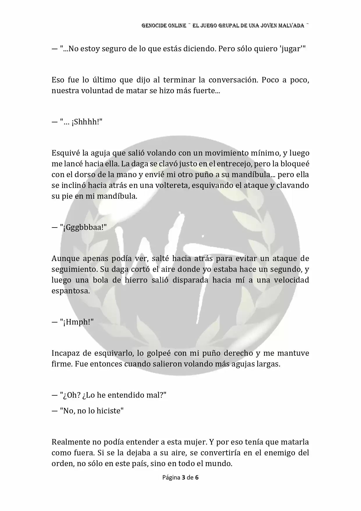 Genocide Online - Novela Web (Novela) - Capítulo 43 - Página 4 - LectorTMOo