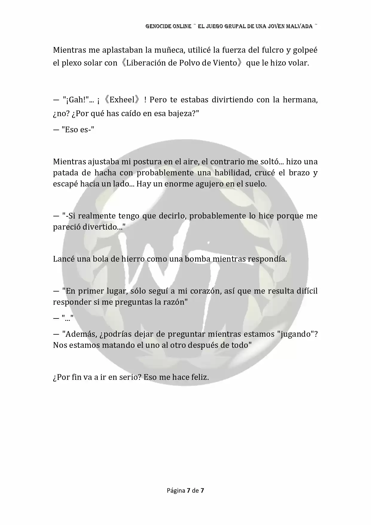Genocide Online - Novela Web (Novela) - Capítulo 44 - Página 9 - LectorTMOo