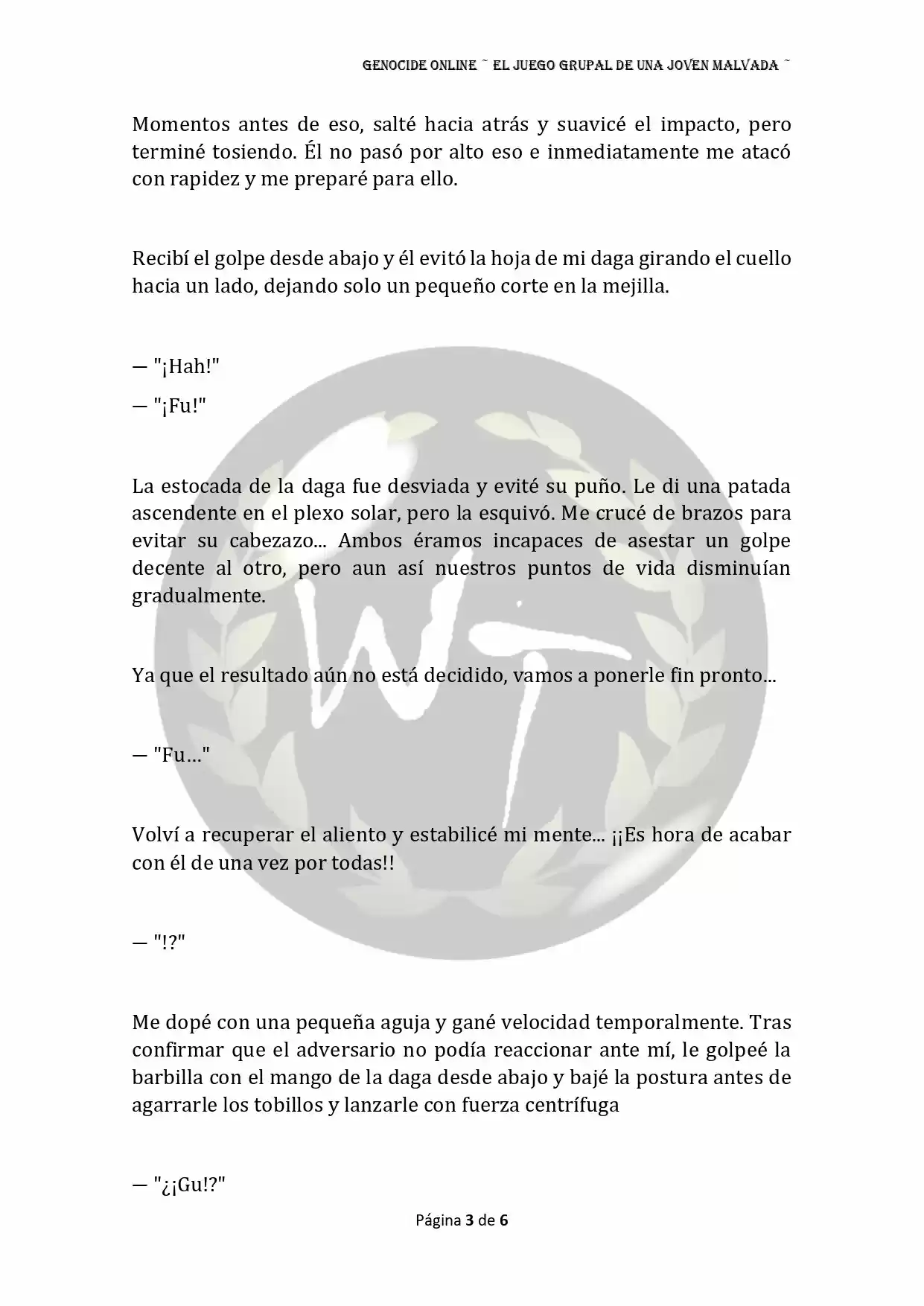 Genocide Online - Novela Web (Novela) - Capítulo 45 - Página 4 - LectorTMOo