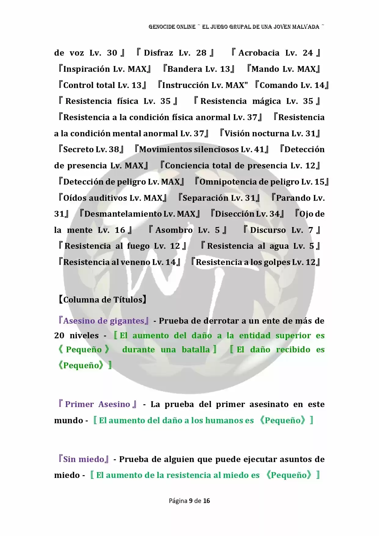 Genocide Online - Novela Web (Novela) - Capítulo 46 - Página 10 - LectorTMOo