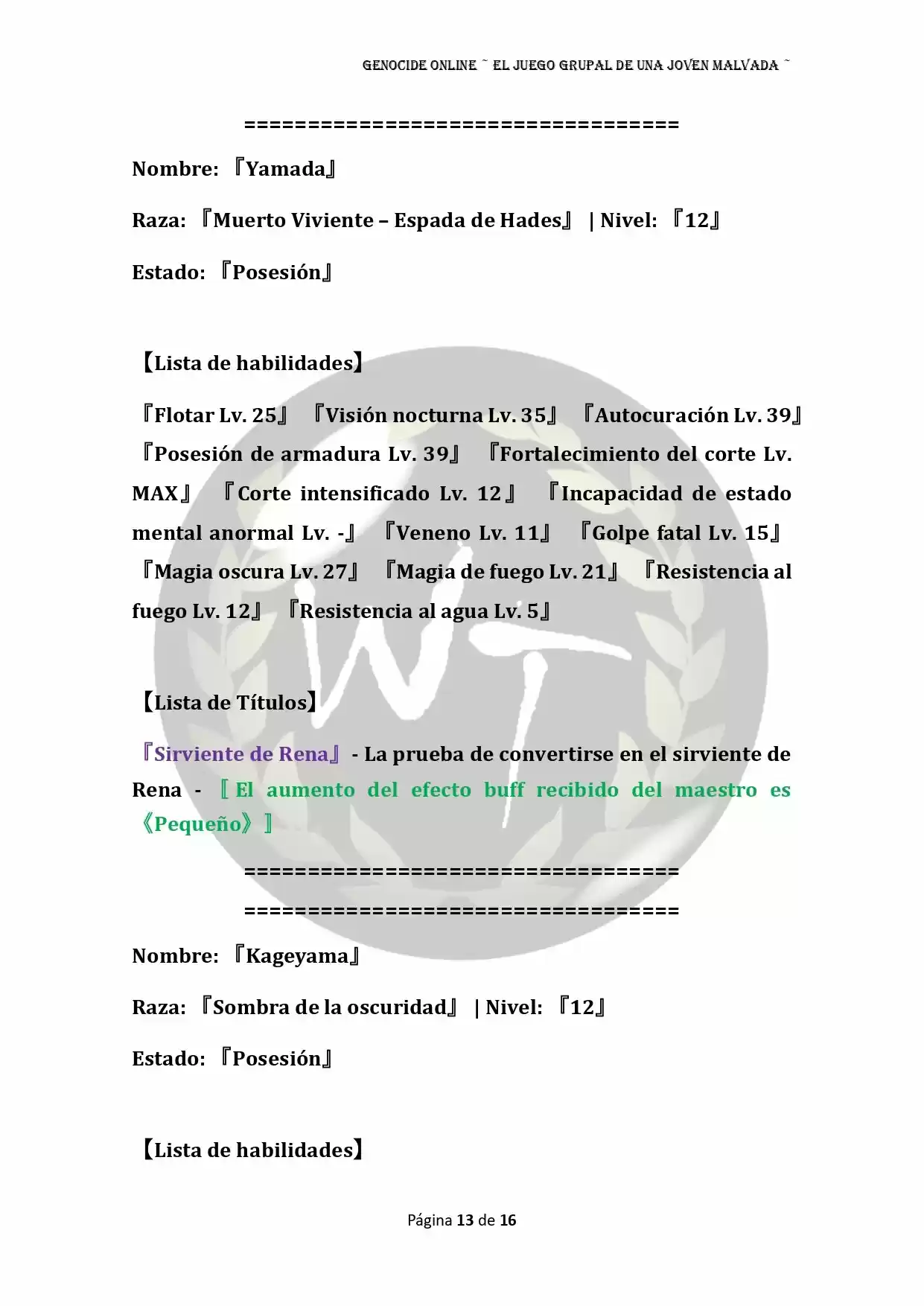 Genocide Online - Novela Web (Novela) - Capítulo 46 - Página 14 - LectorTMOo