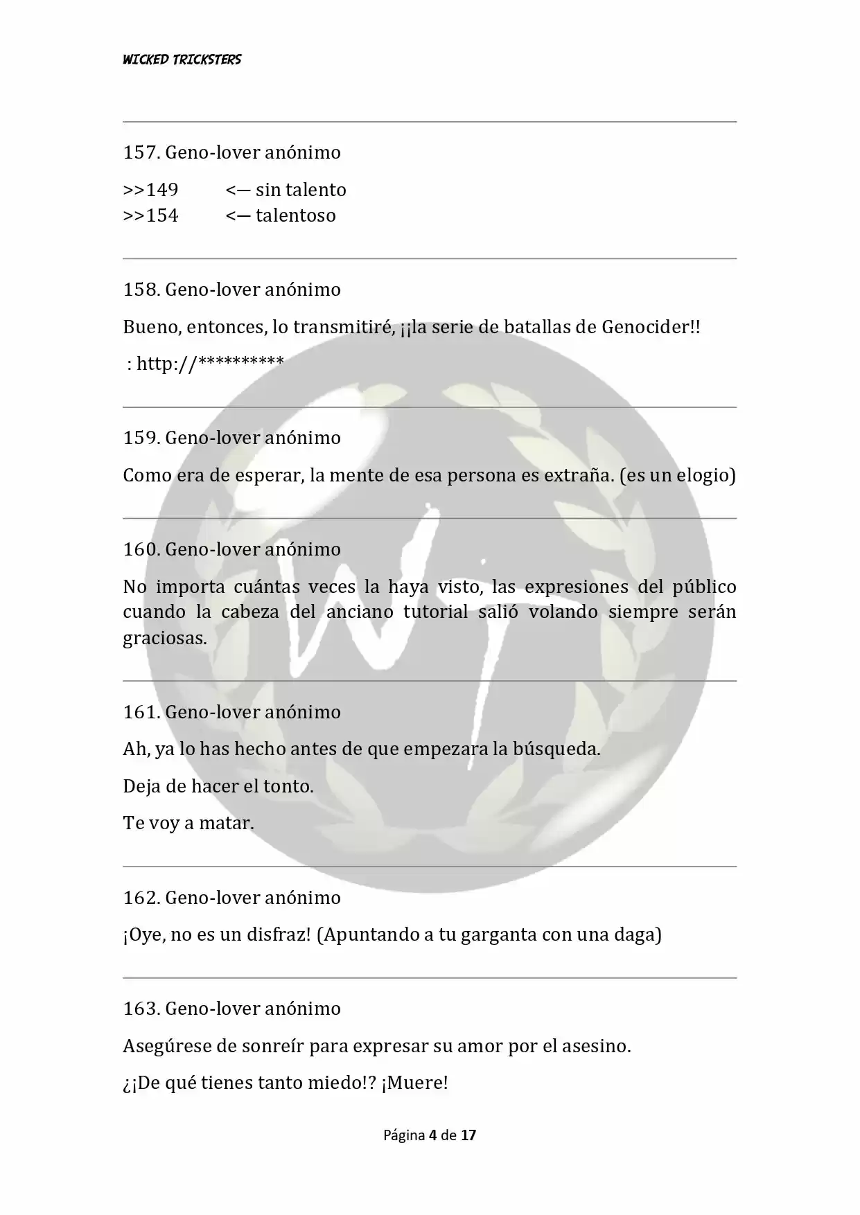 Genocide Online - Novela Web (Novela) - Capítulo 47 - Página 5 - LectorTMOo