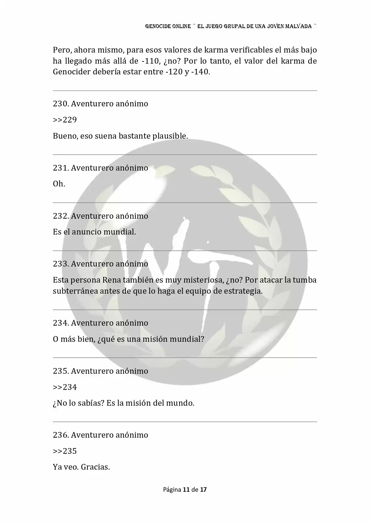 Genocide Online - Novela Web (Novela) - Capítulo 47 - Página 12 - LectorTMOo