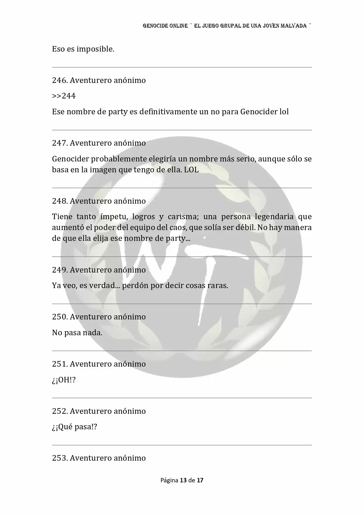 Genocide Online - Novela Web (Novela) - Capítulo 47 - Página 14 - LectorTMOo