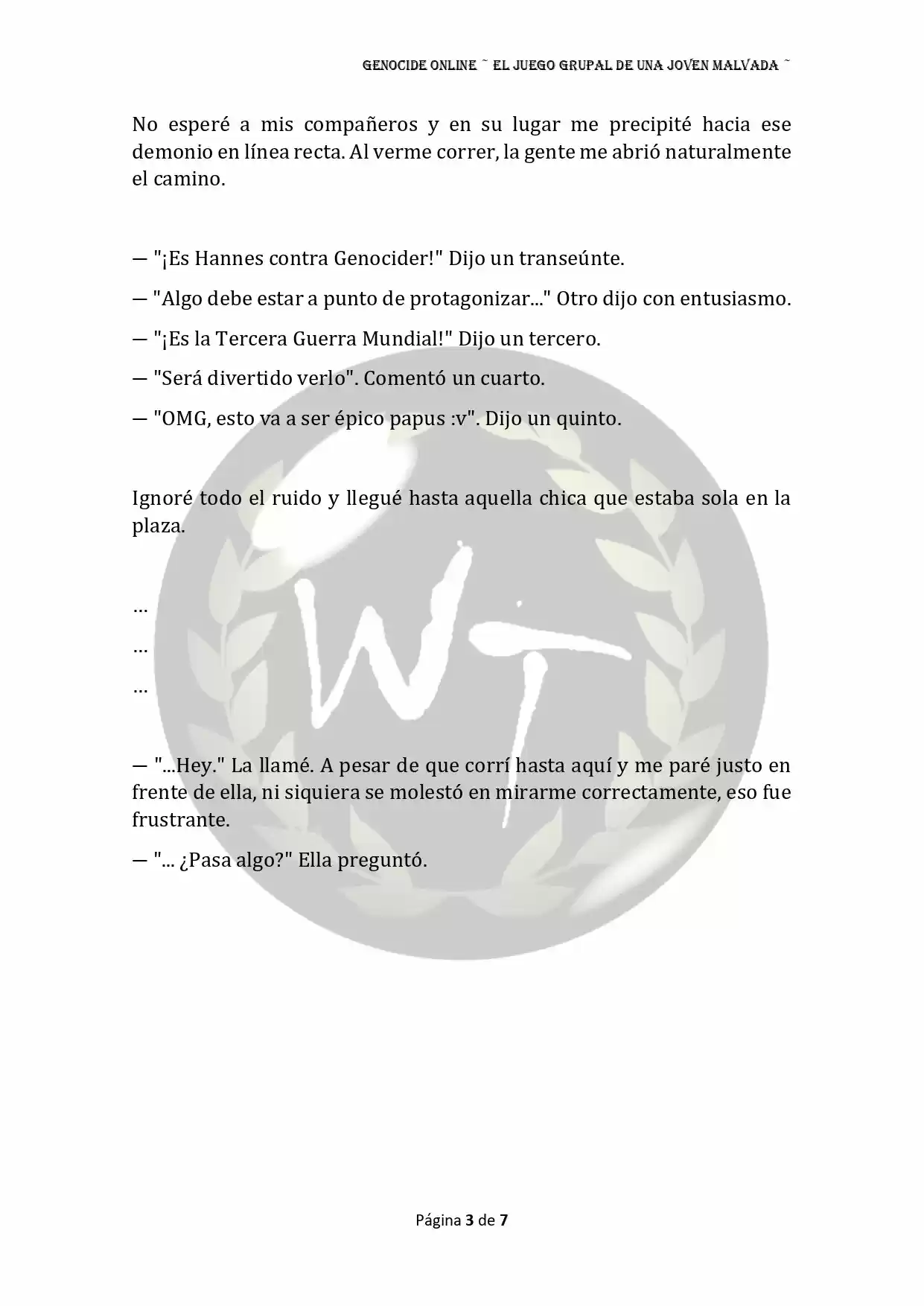 Genocide Online - Novela Web (Novela) - Capítulo 49 - Página 4 - LectorTMOo