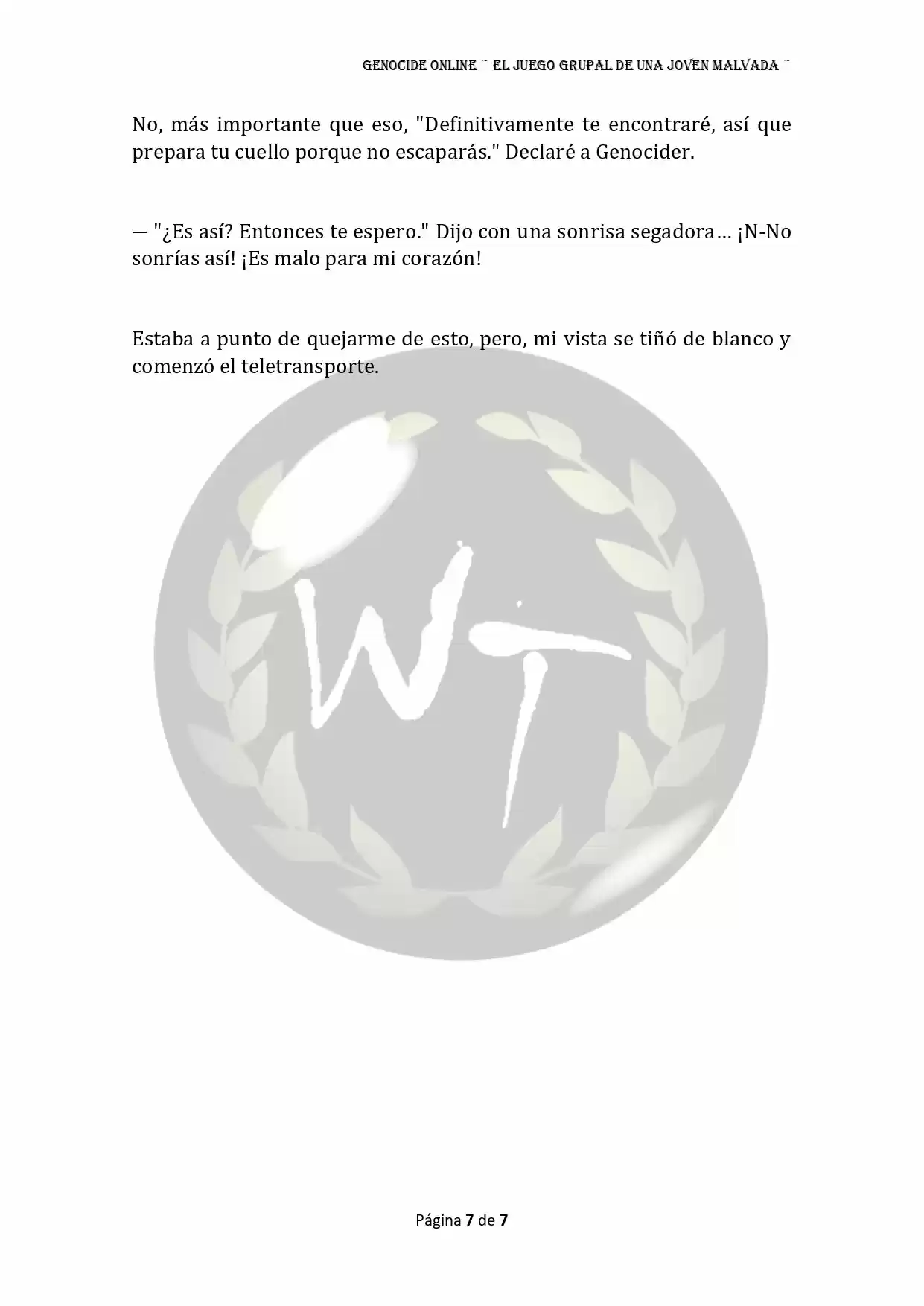 Genocide Online - Novela Web (Novela) - Capítulo 49 - Página 9 - LectorTMOo