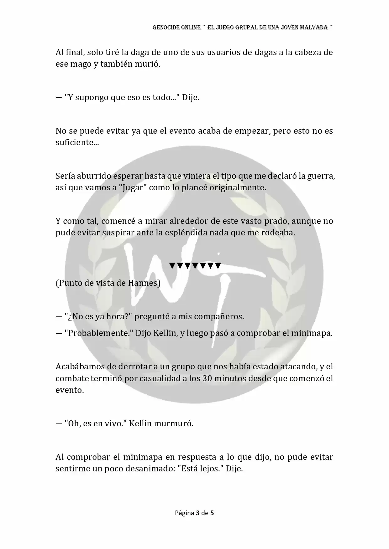 Genocide Online - Novela Web (Novela) - Capítulo 50 - Página 4 - LectorTMOo