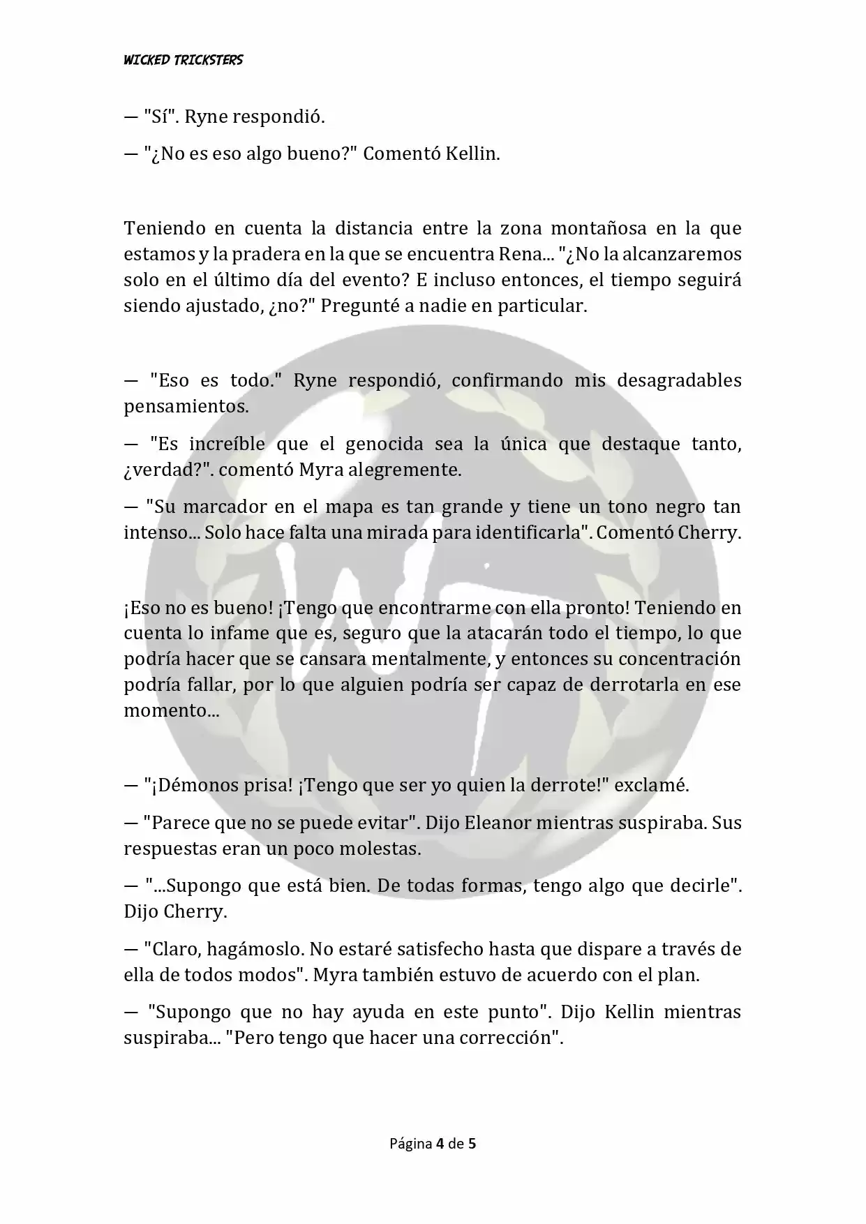 Genocide Online - Novela Web (Novela) - Capítulo 50 - Página 5 - LectorTMOo
