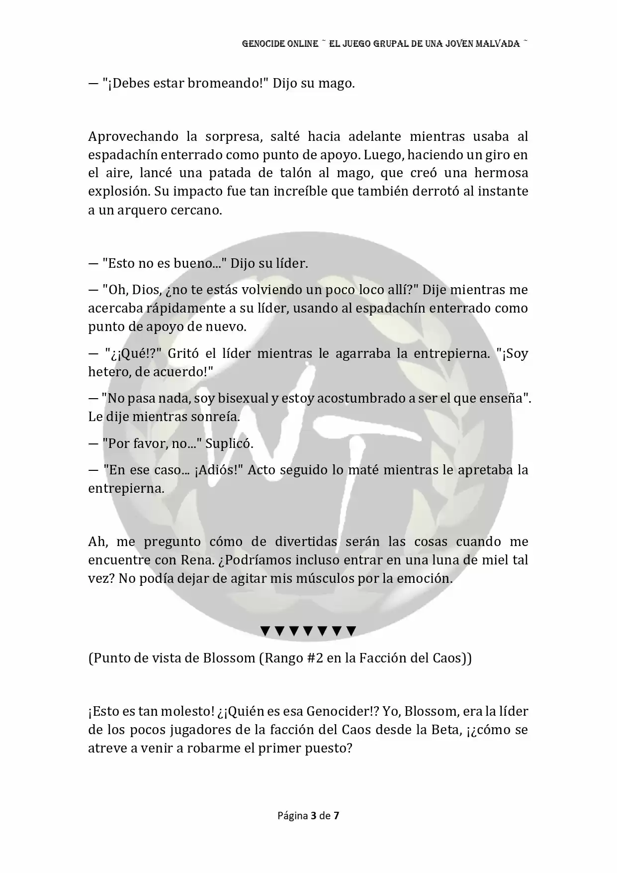 Genocide Online - Novela Web (Novela) - Capítulo 51 - Página 4 - LectorTMOo