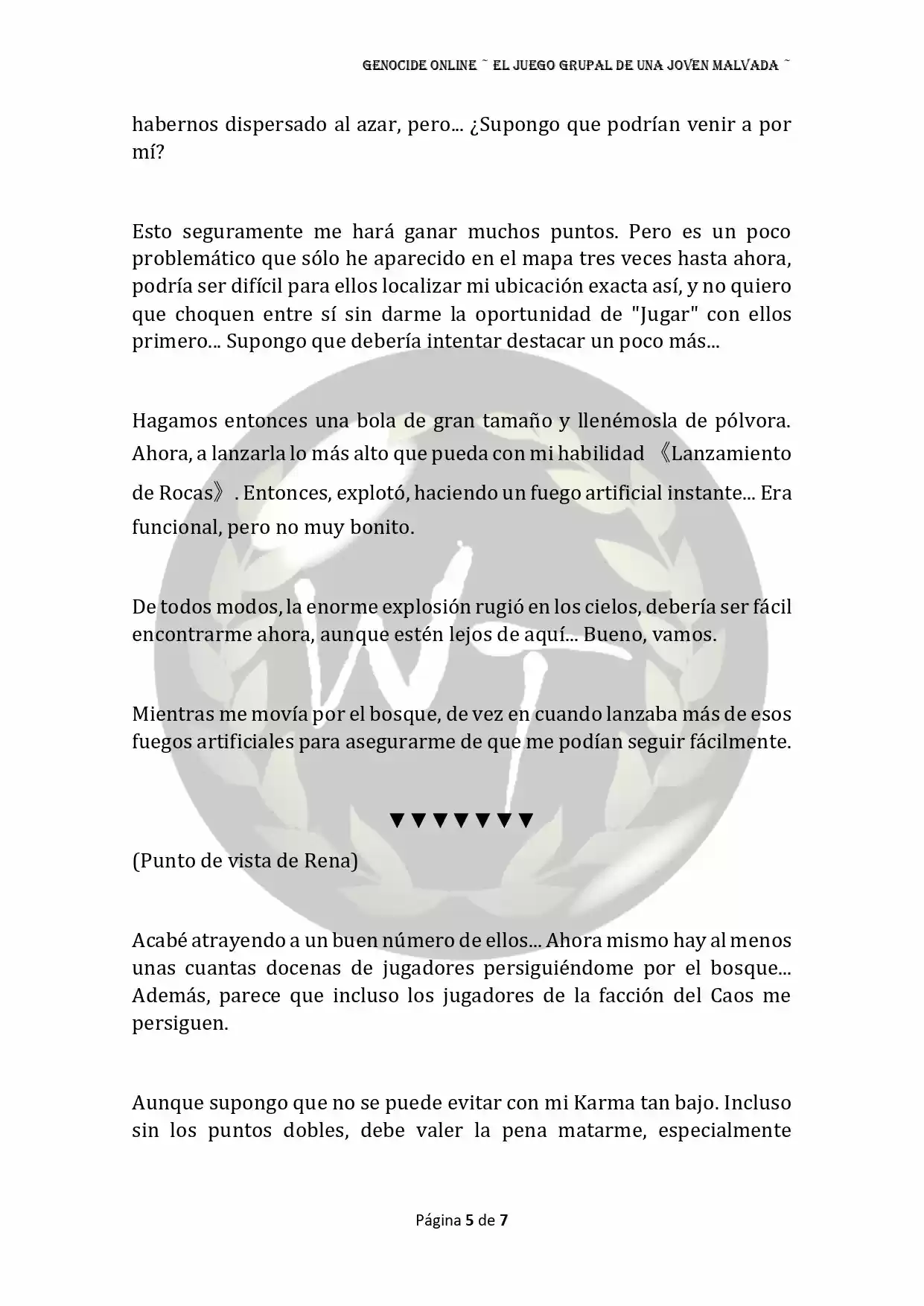 Genocide Online - Novela Web (Novela) - Capítulo 51 - Página 6 - LectorTMOo