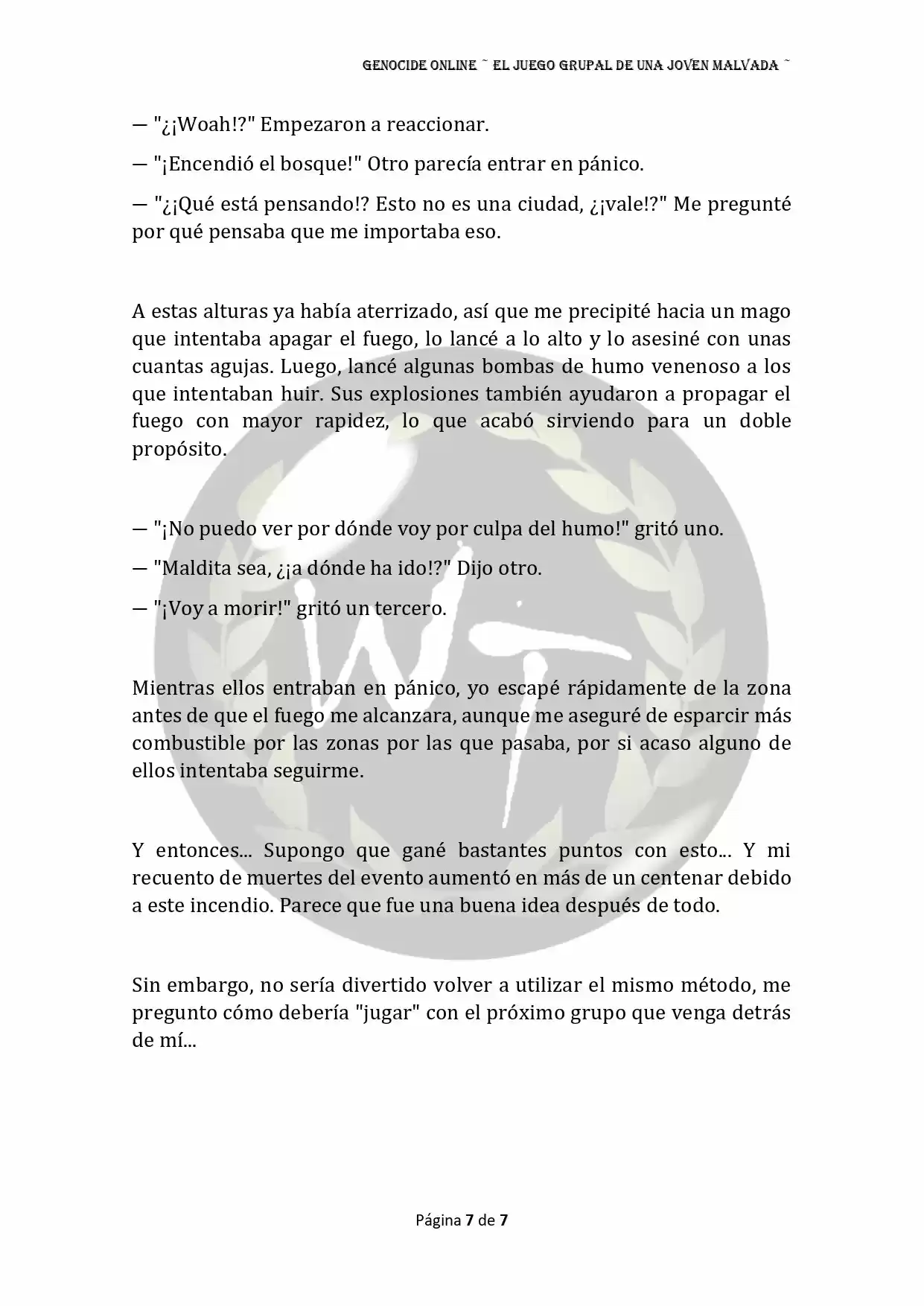 Genocide Online - Novela Web (Novela) - Capítulo 51 - Página 8 - LectorTMOo