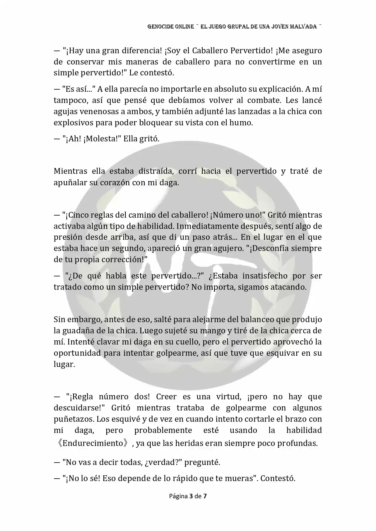 Genocide Online - Novela Web (Novela) - Capítulo 54 - Página 4 - LectorTMOo