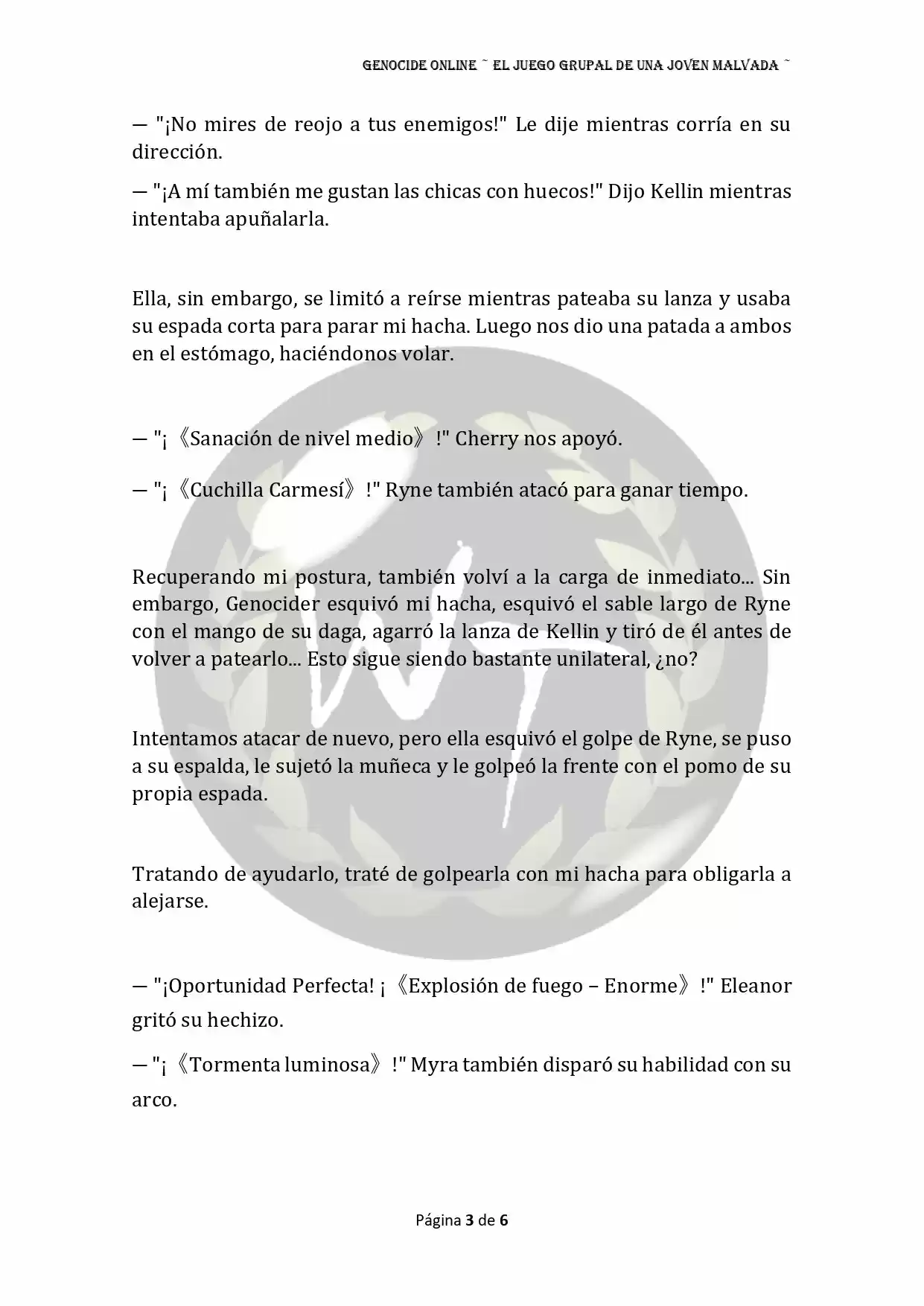 Genocide Online - Novela Web (Novela) - Capítulo 58 - Página 4 - LectorTMOo