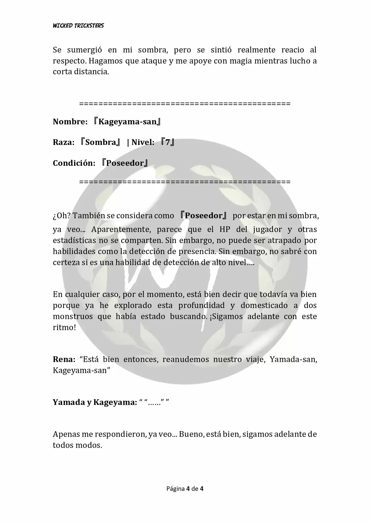 Genocide Online - Novela Web (Novela) - Capítulo 6 - Página 4 - LectorTMOo