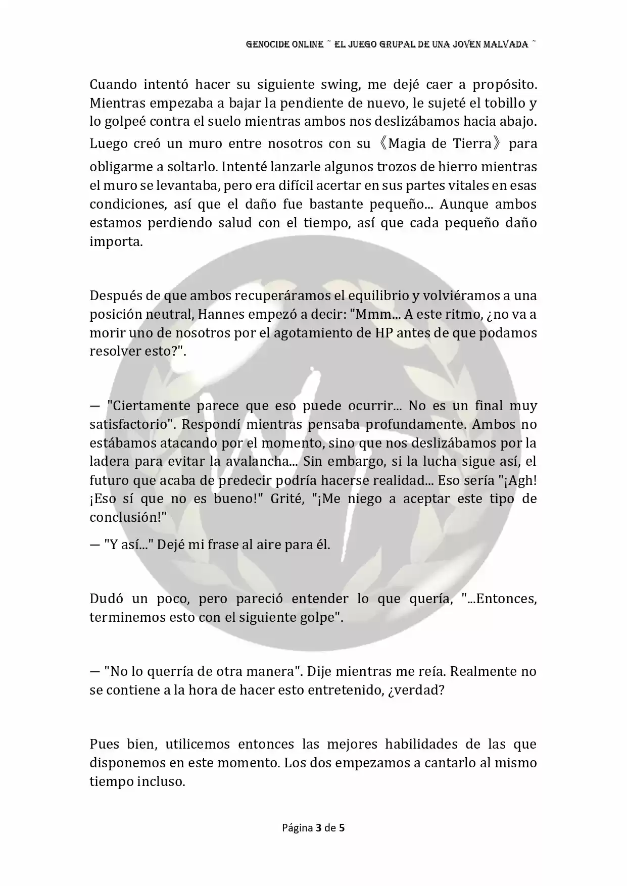 Genocide Online - Novela Web (Novela) - Capítulo 60 - Página 4 - LectorTMOo