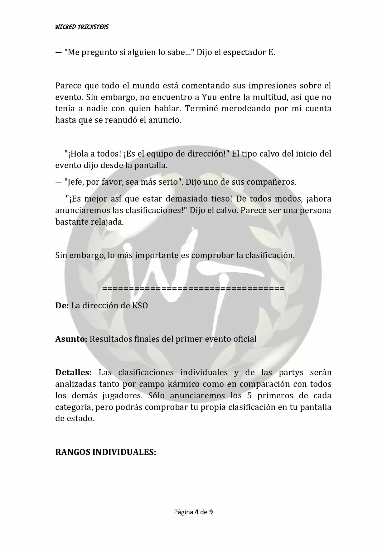 Genocide Online - Novela Web (Novela) - Capítulo 61 - Página 5 - LectorTMOo